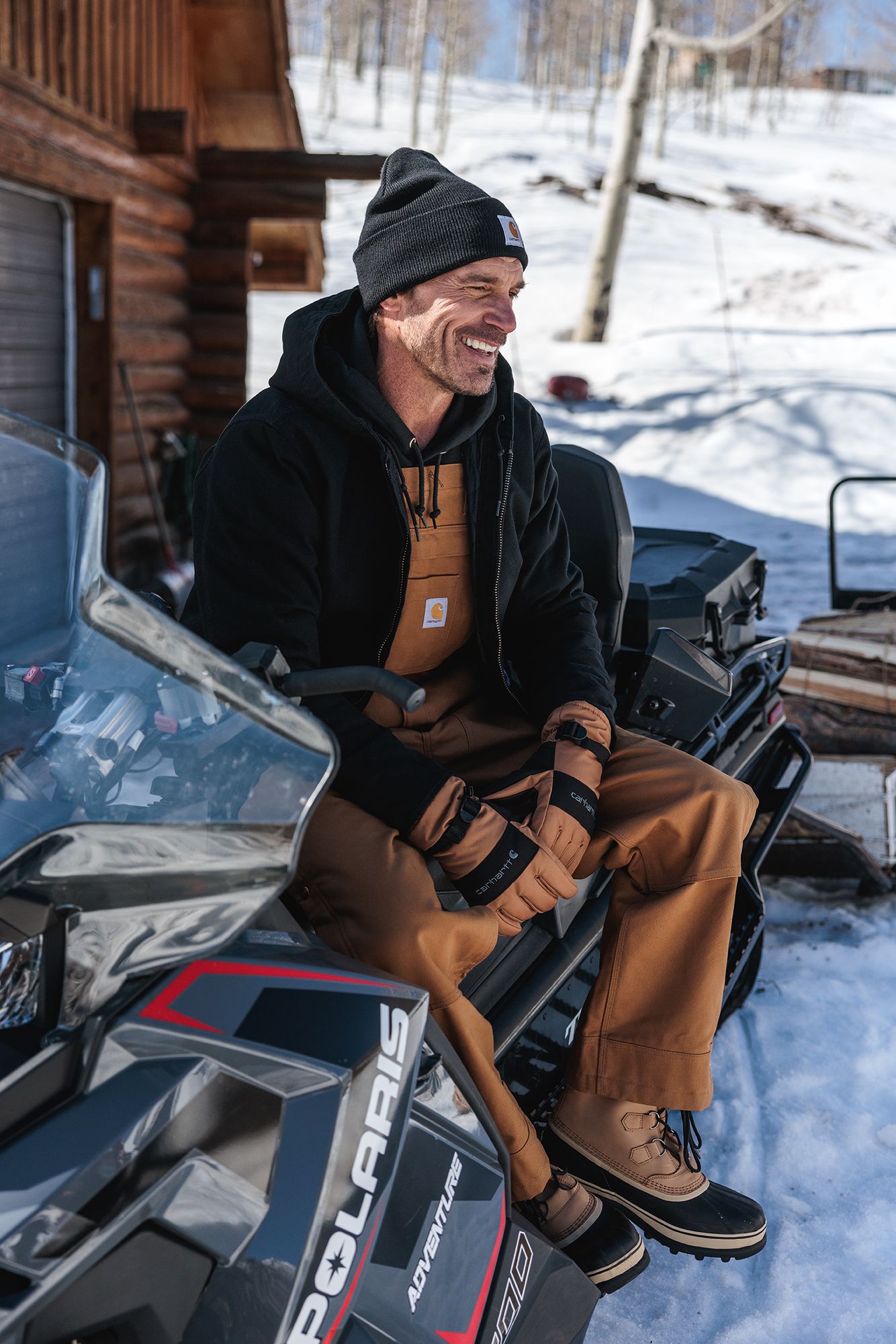 Carhartt Men's Duck Loose Fit Insulated Bib product image