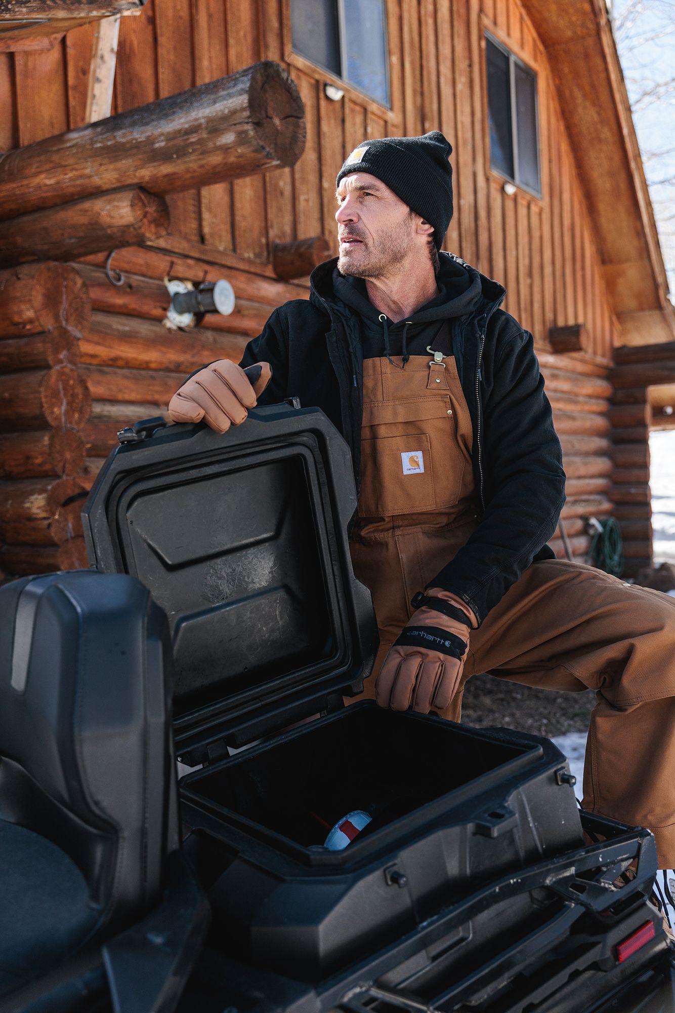 Carhartt Men's Duck Loose Fit Insulated Bib product image