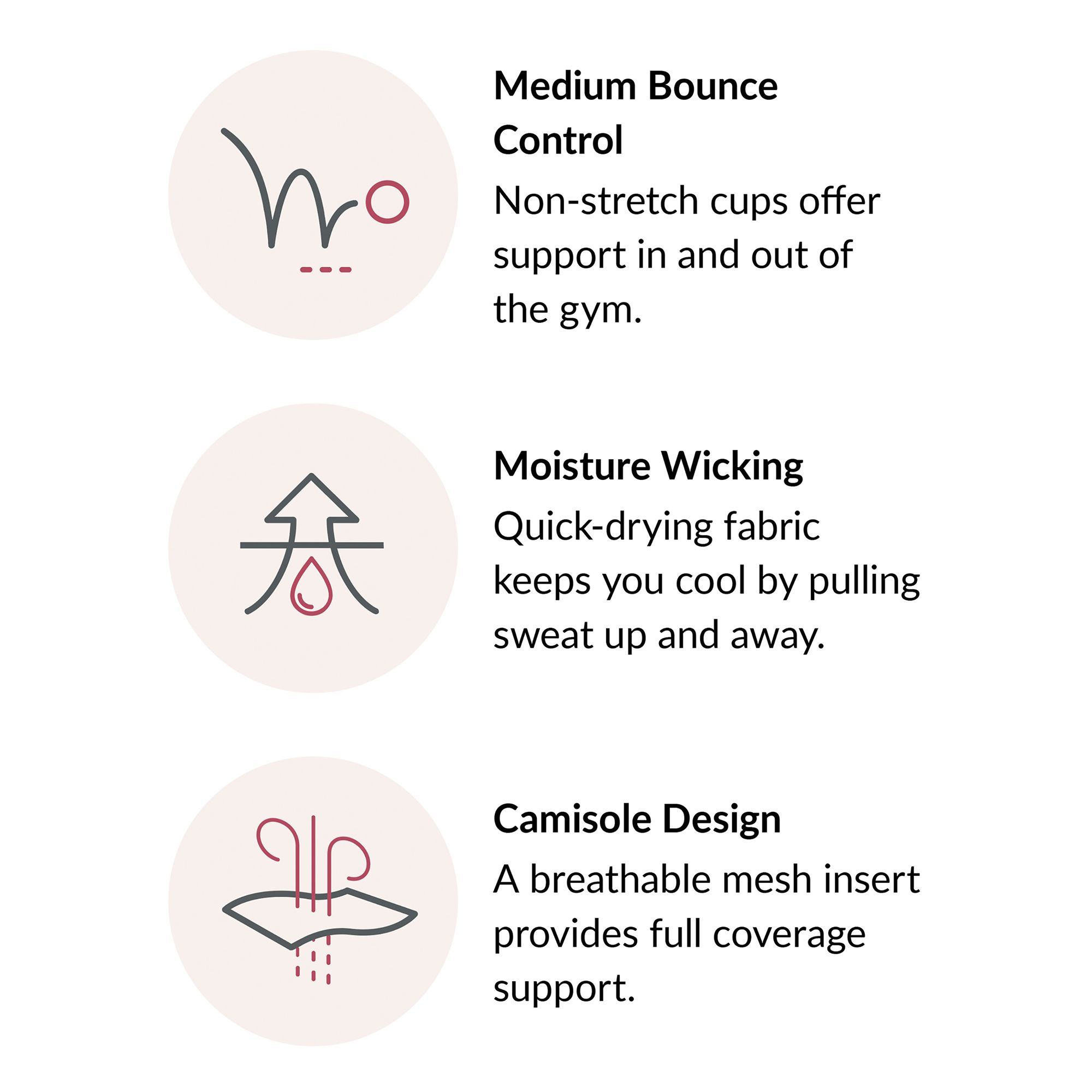 Glamorise Women's No-Bounce Camisole Medium Support Sports Bra product image