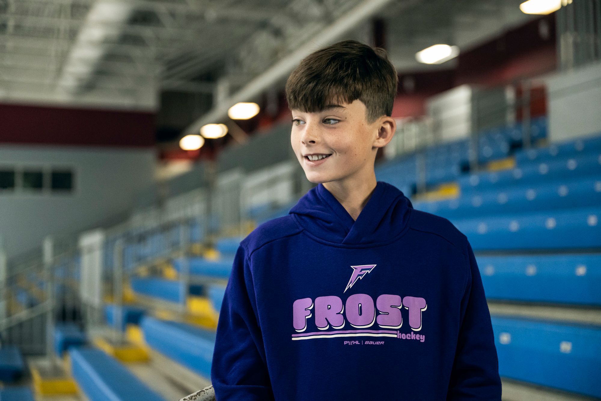 Bauer Men's Minnesota Frost Purple Pullover Hoodie product image