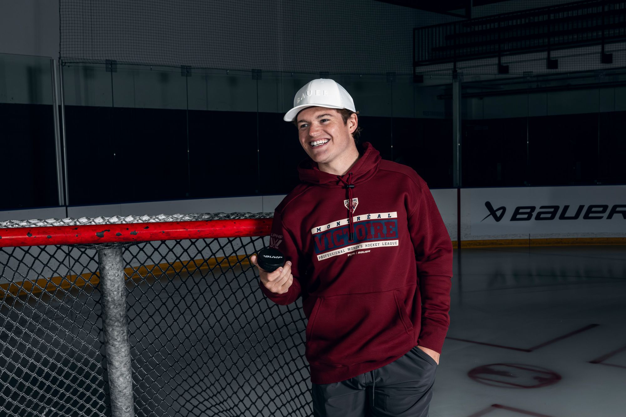 Bauer Men's Montreal Victoire Maroon Pullover Hoodie product image