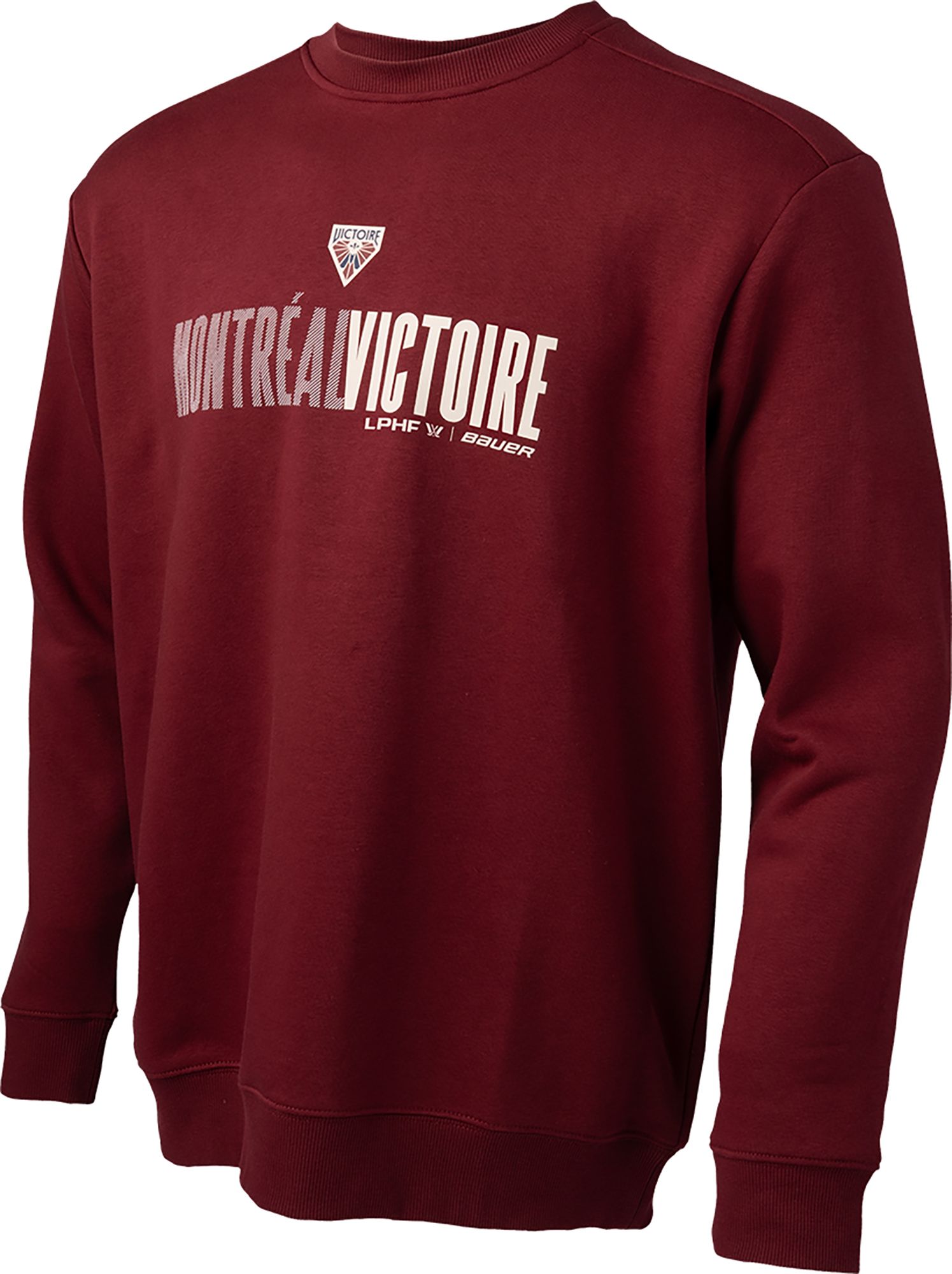 Bauer Men's Montreal Victoire Maroon Crewneck Sweatshirt product image