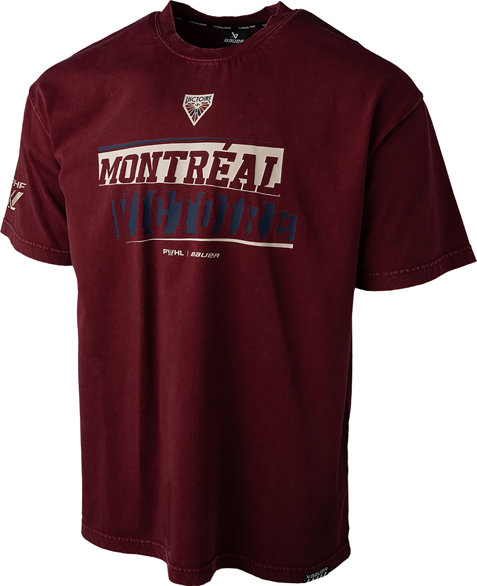 Bauer Men's Montreal Victoire Maroon Boxy T-Shirt product image