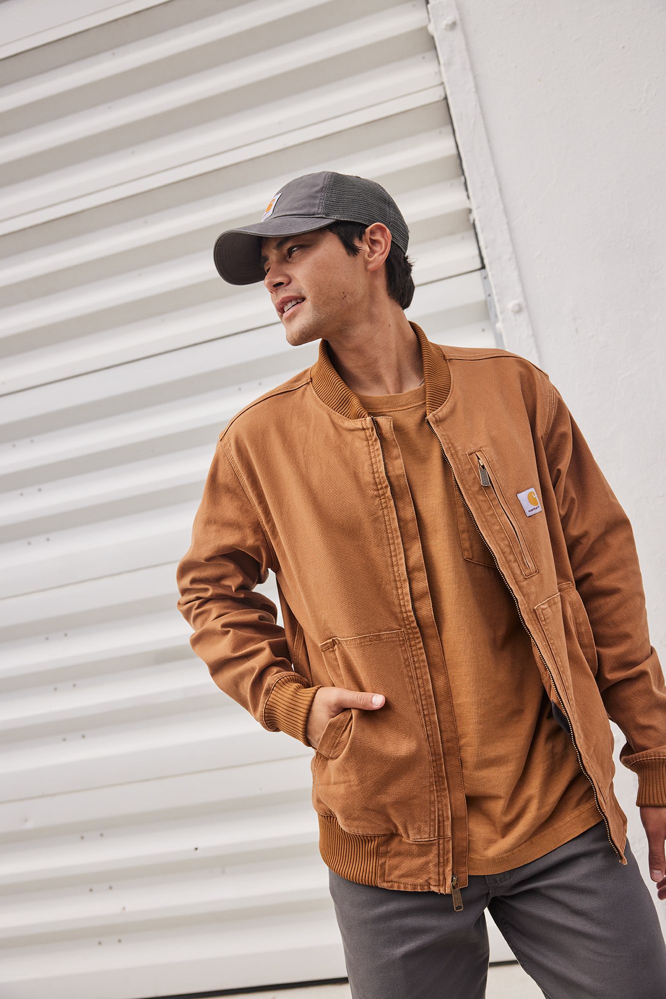 ジャケット・アウター BROWN DUCKS BOMBER Carhartt WIP（カーハートダブリューアイピー）の「Carhartt WIP