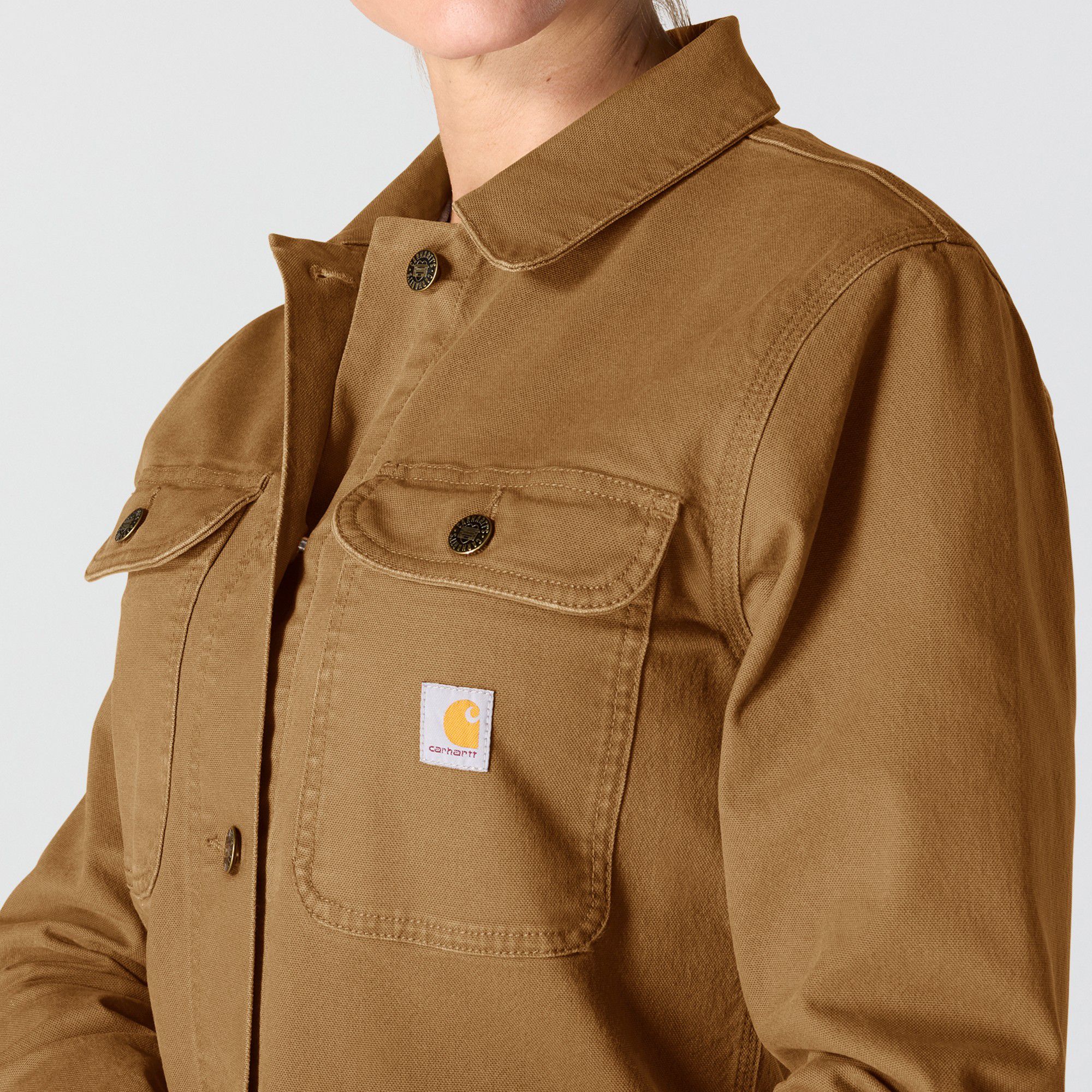 Carhartt Women's Rugged Flex® Loose Fit Canvas Chore Coat product image