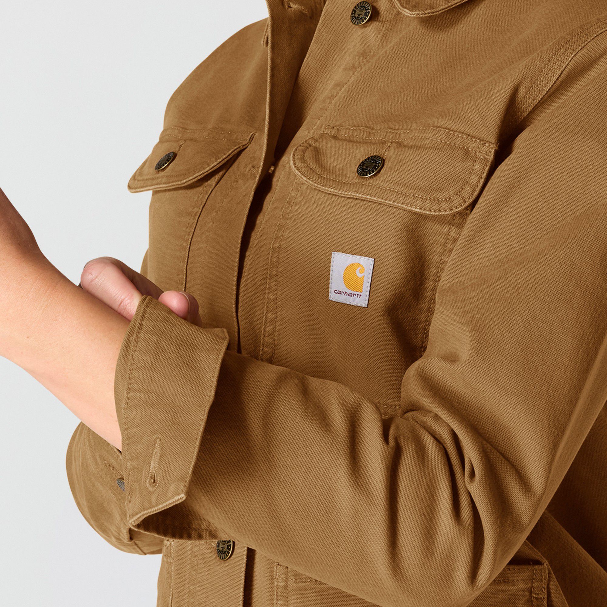 Carhartt Women's Rugged Flex® Loose Fit Canvas Chore Coat product image