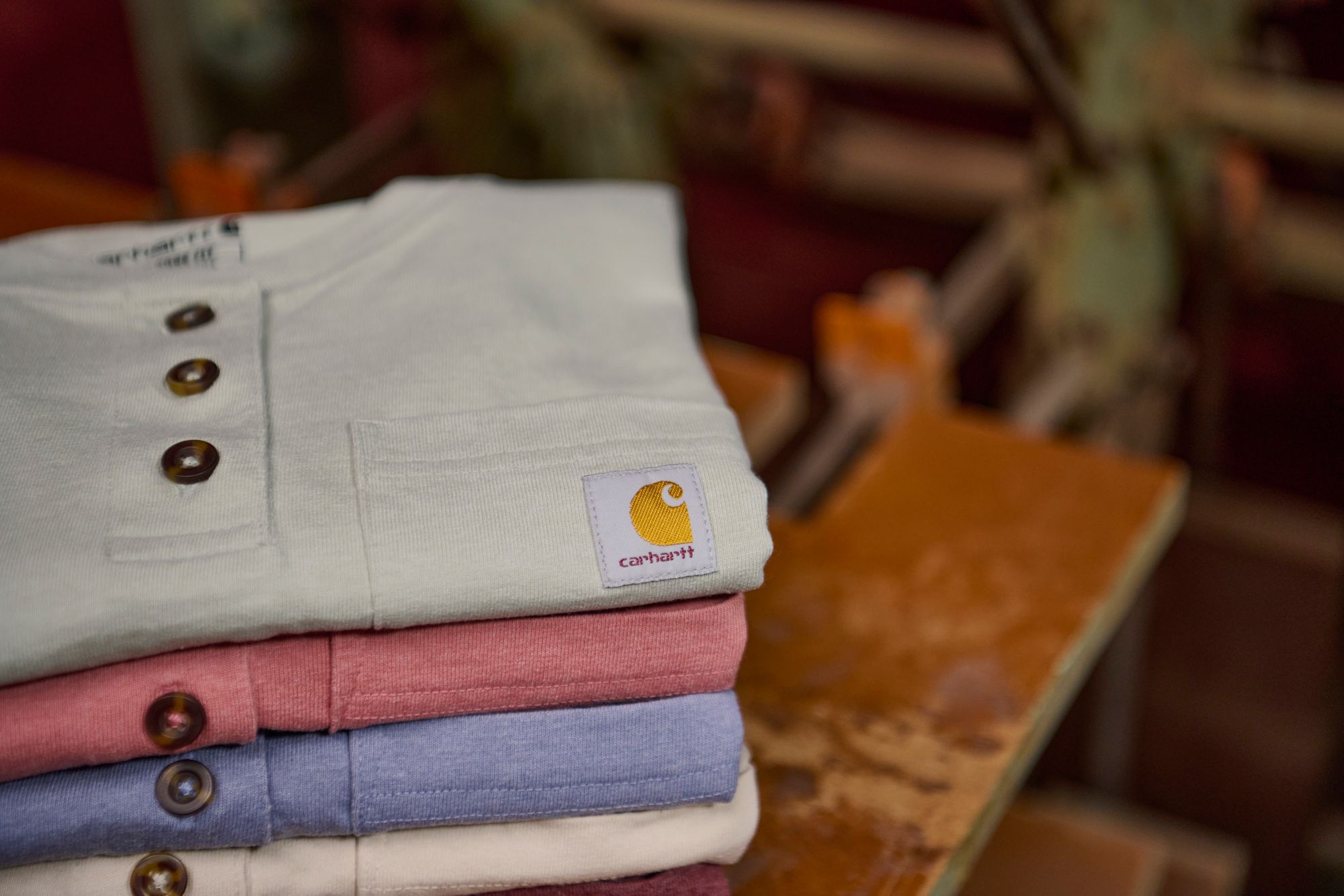 Carhartt Women's Loose Fit Heavyweight Henley Short Sleeve Tee product image