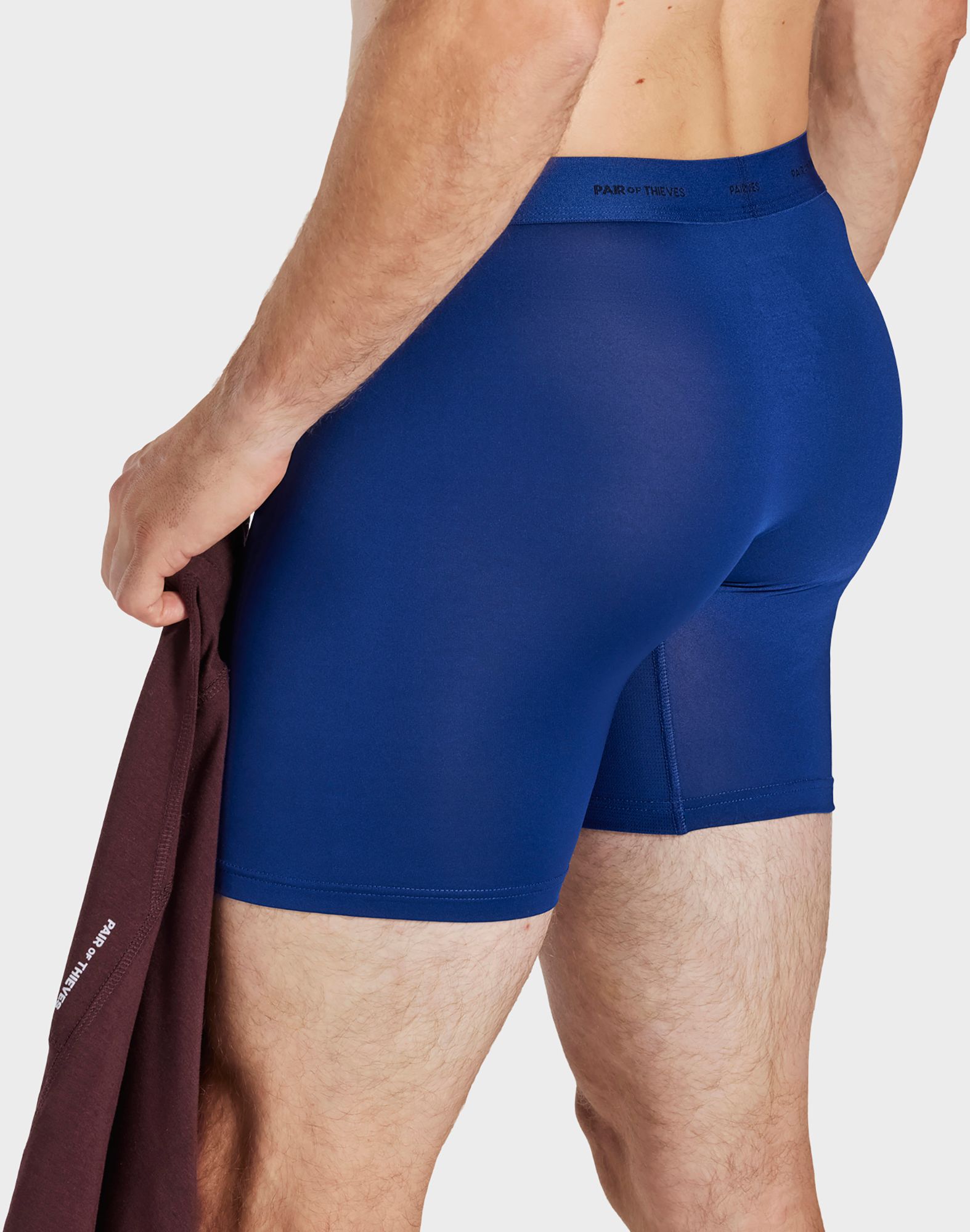 Pair of Thieves Men's Quick Dry Action Blend 8'' Boxer Briefs - 3 Pack product image