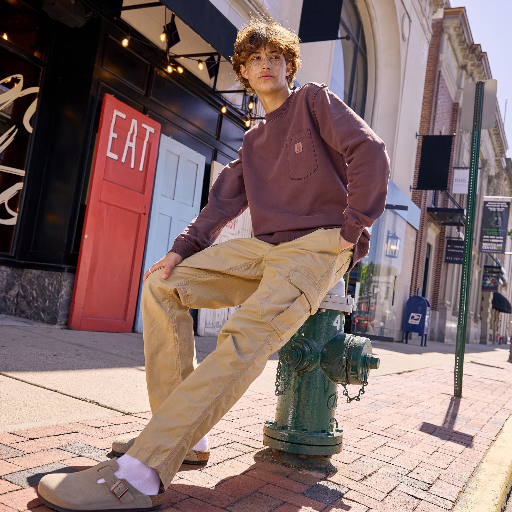 Carhartt Men's Garment Dye Crew Sweatshirt product image