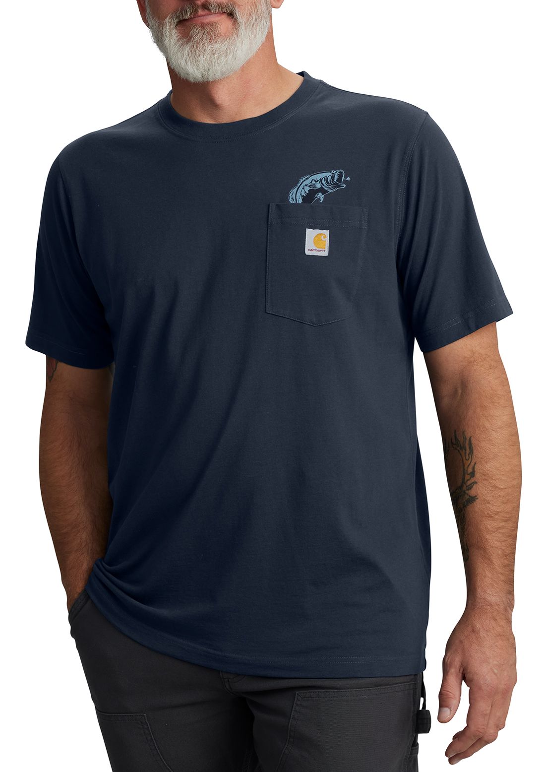 Carhartt Men's Fish Short Sleeve Pocket T-Shirt product image