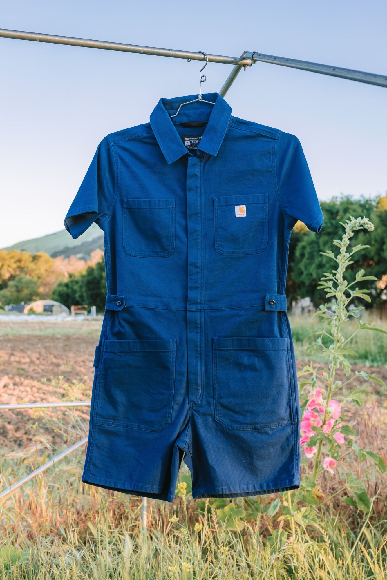 Carhartt Women's TENCEL™ Fiber Series Relaxed Fit Twill Short-Sleeve Shortall product image