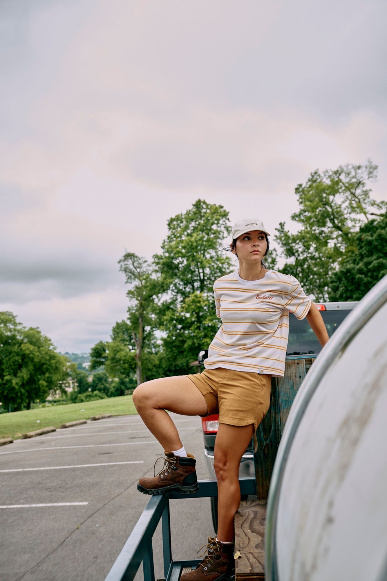 Carhartt Women's TENCEL™ Fiber Striped Tee product image