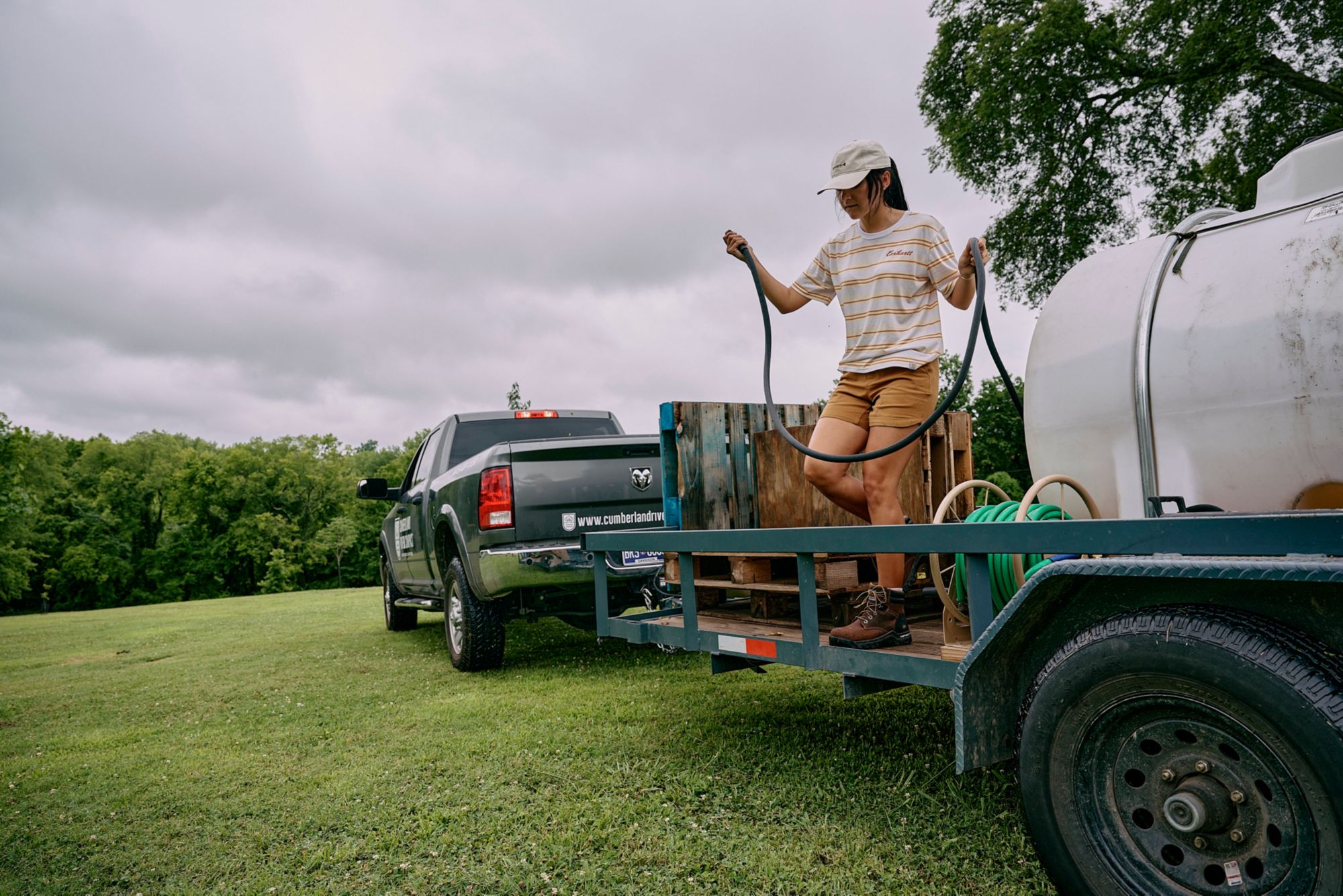 Carhartt Women's TENCEL™ Fiber Striped Tee product image