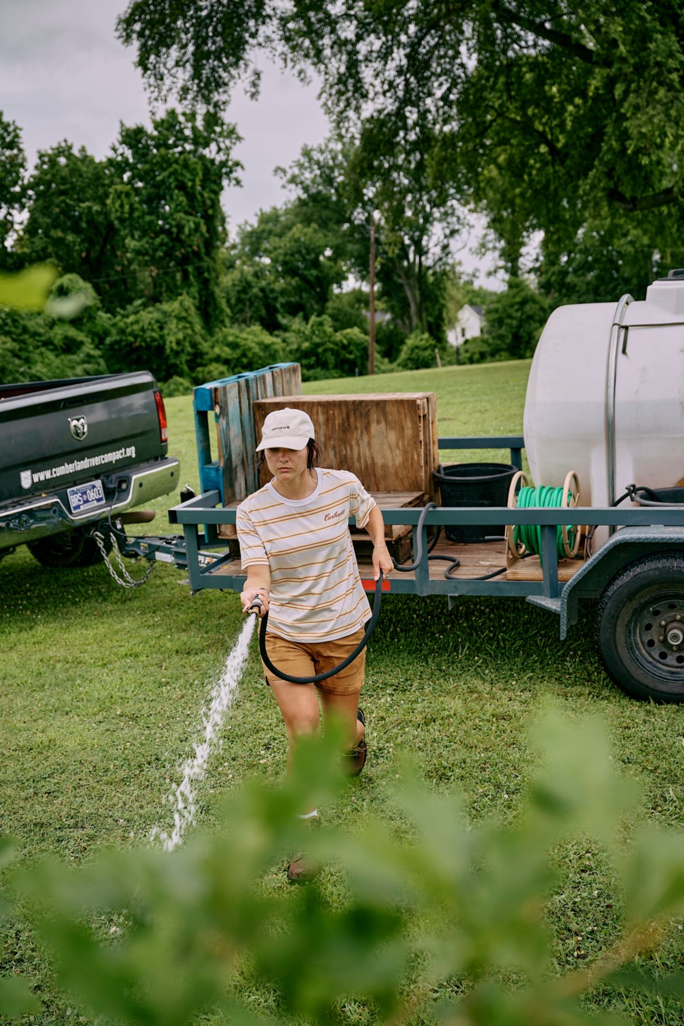 Carhartt Women's TENCEL™ Fiber Striped Tee product image