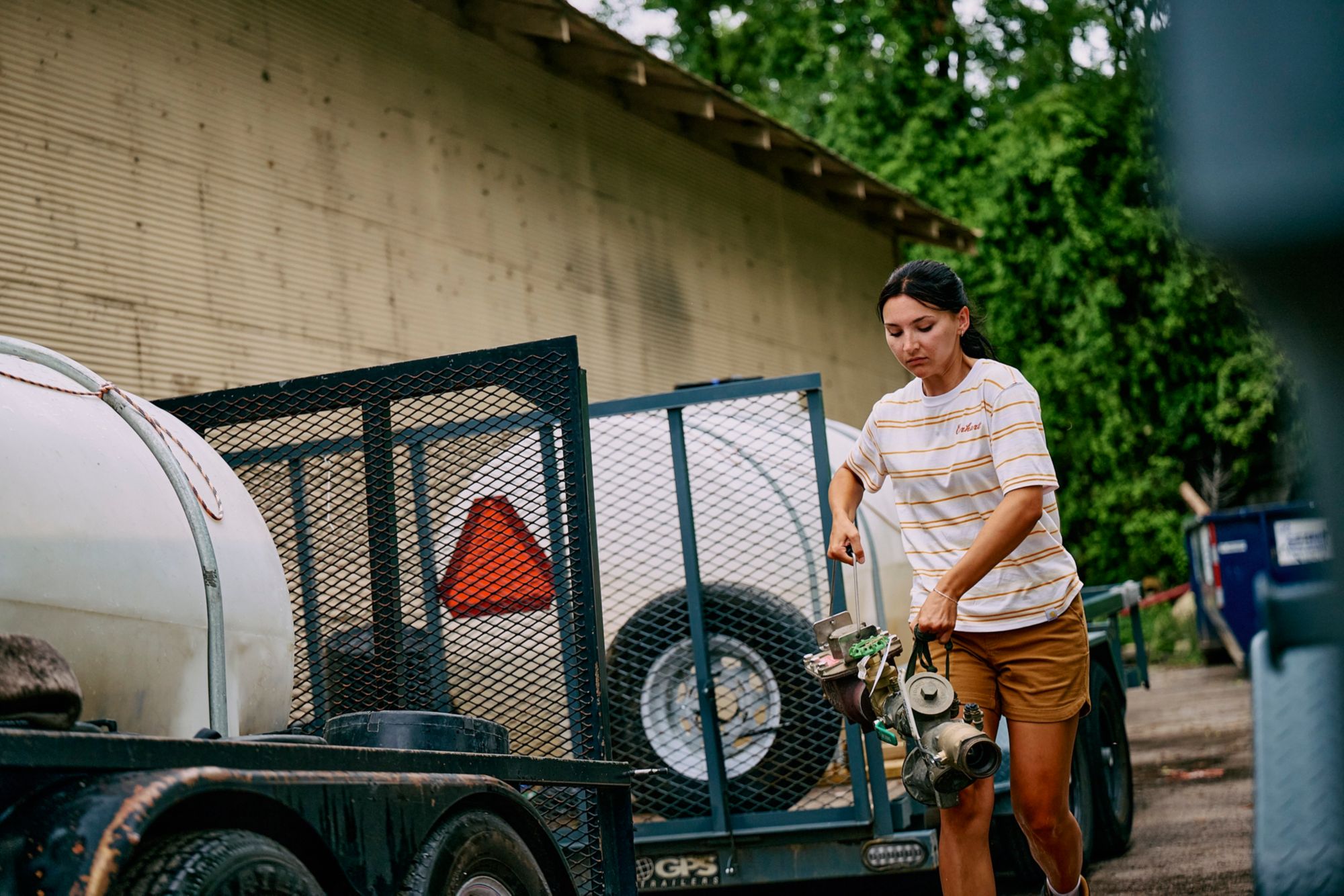 Carhartt Women's TENCEL™ Fiber Striped Tee product image
