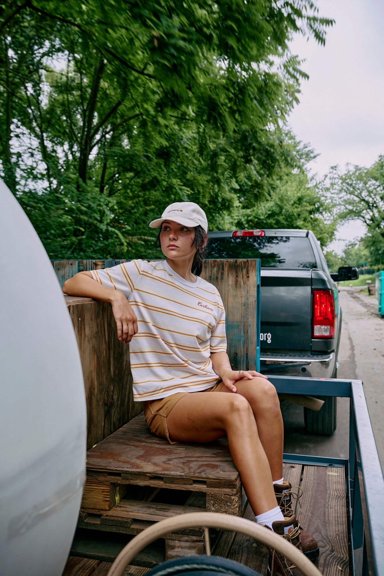 Carhartt Women's TENCEL™ Fiber Striped Tee product image