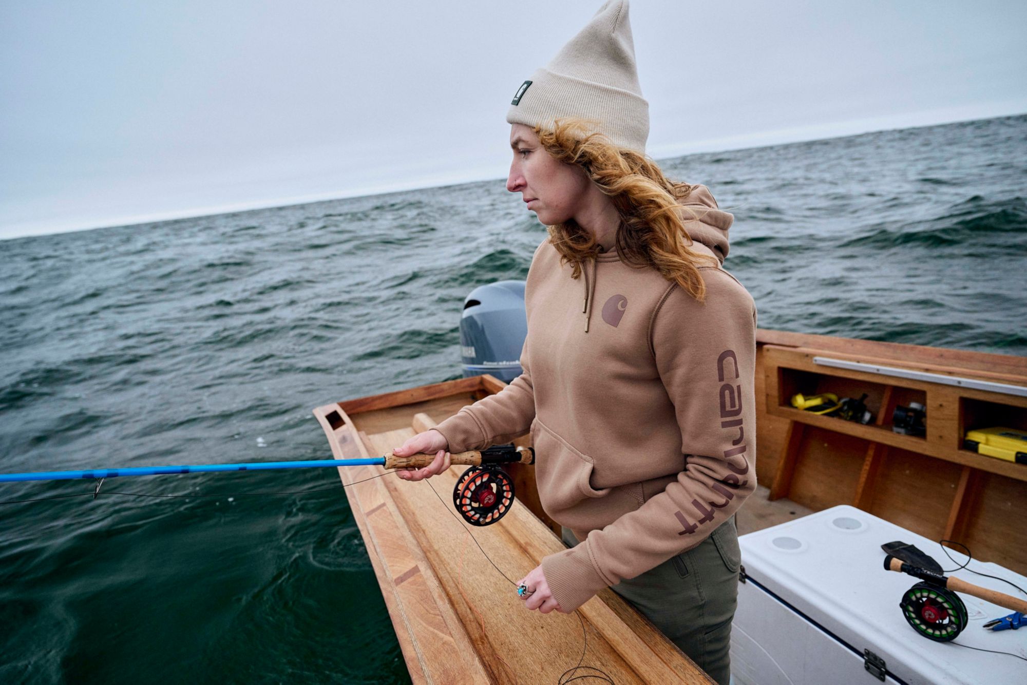 Carhartt Men's Knit Rubber Patch Beanie product image