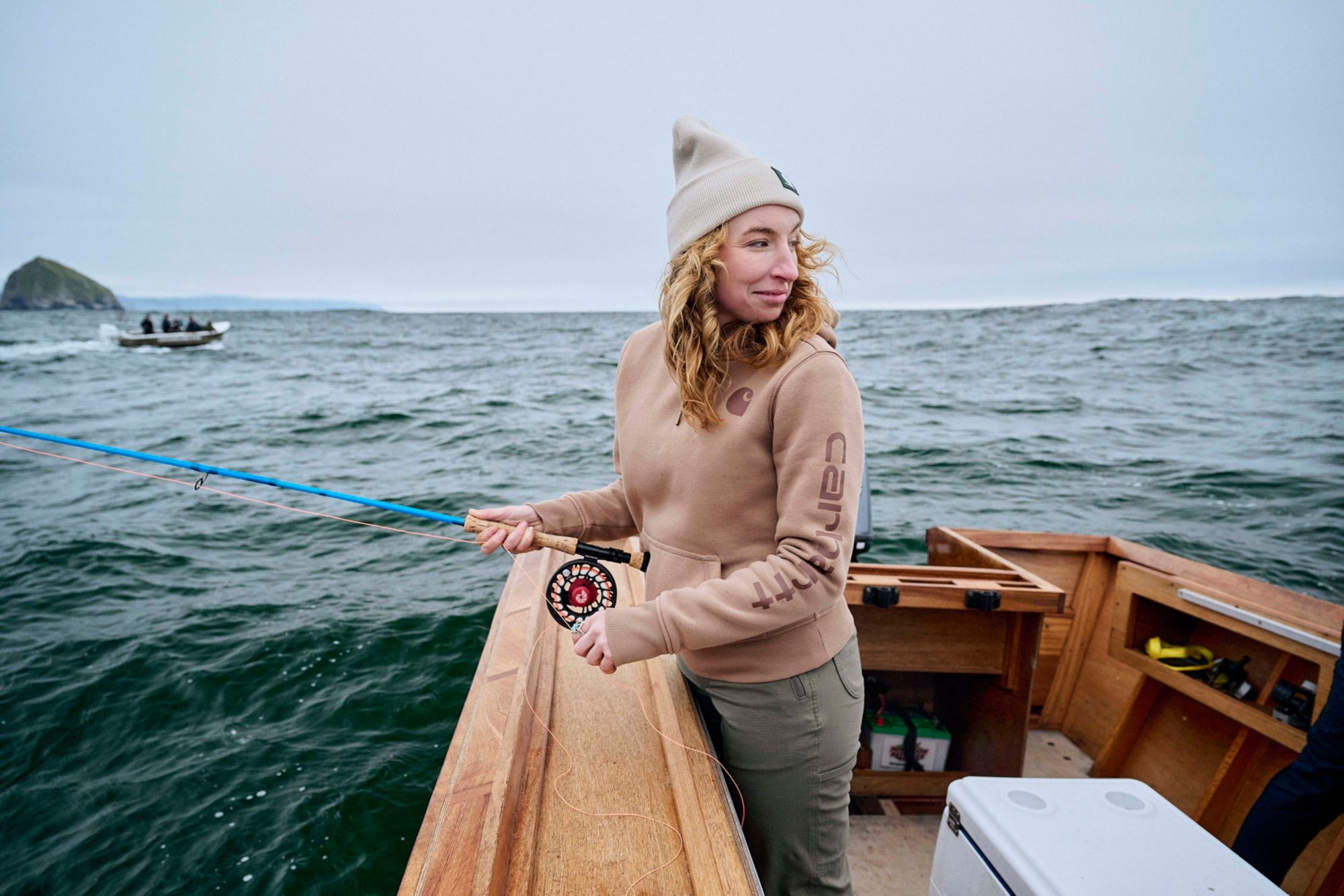 Carhartt Men's Knit Rubber Patch Beanie product image