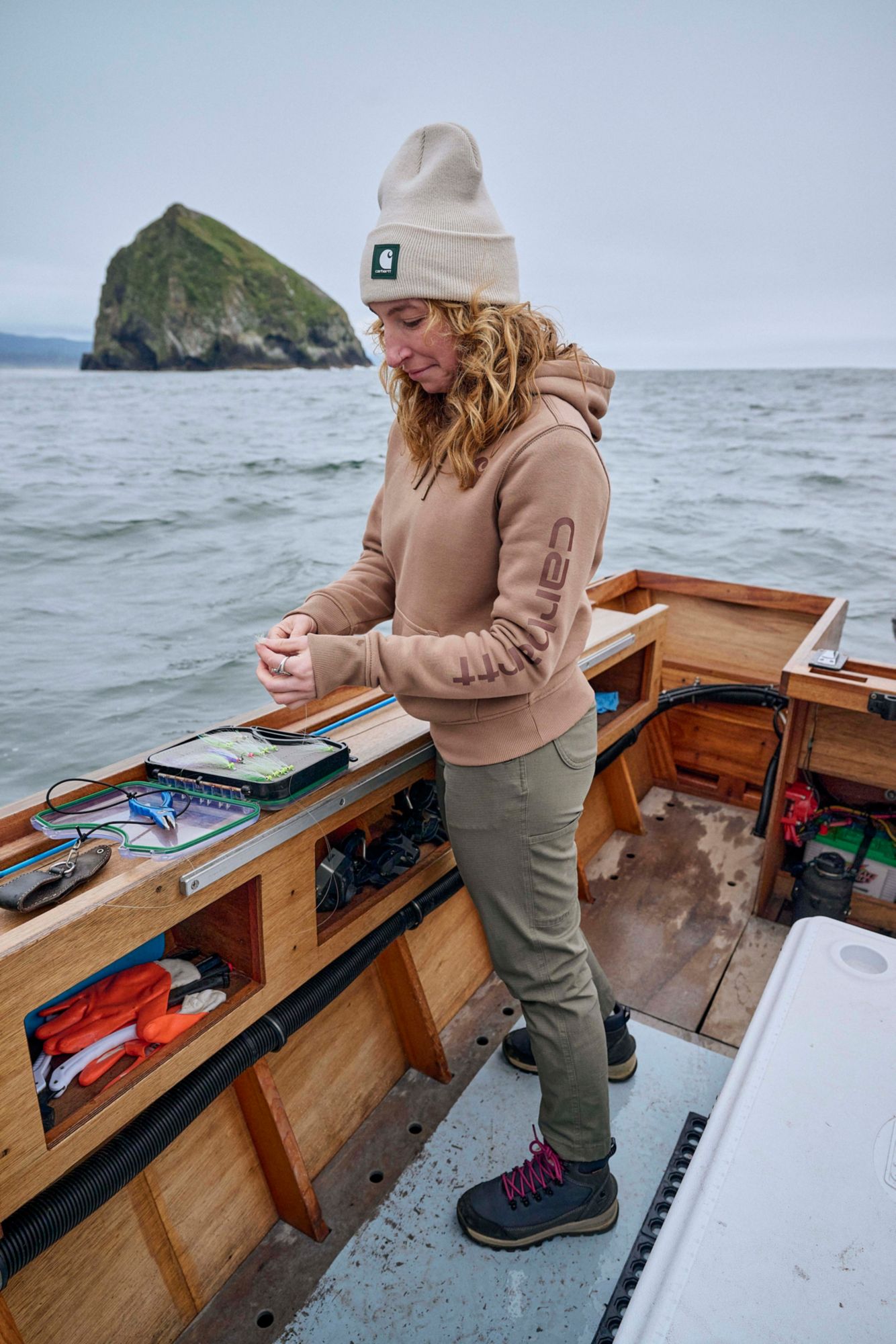 Carhartt Men's Knit Rubber Patch Beanie product image