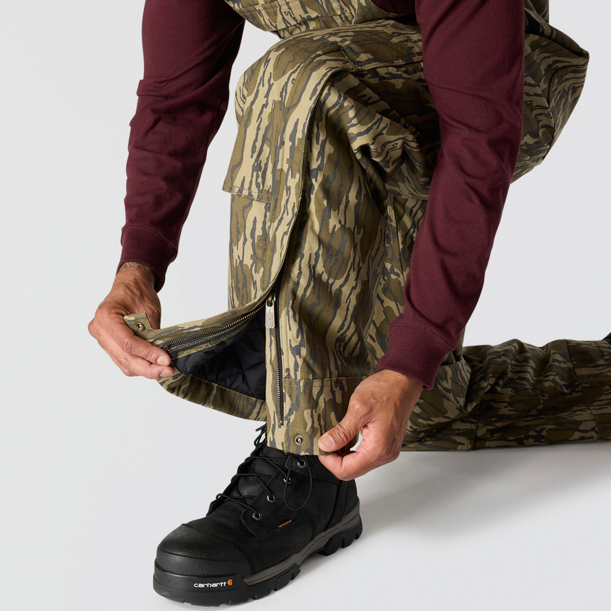 Carhartt Men's Rugged Flex Duck Insulated Camo Bib product image