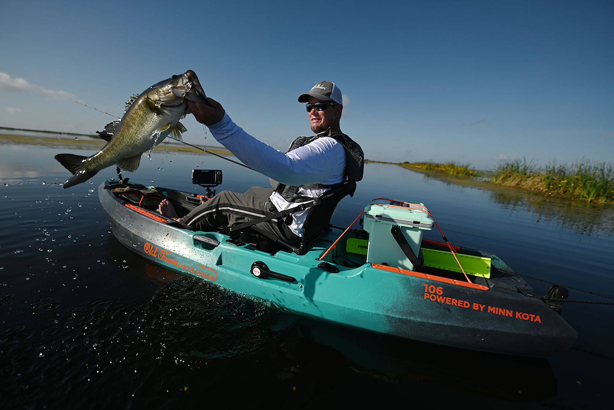 Old Town Sportsman 106 / Minn Kota Motorized Kayak product image