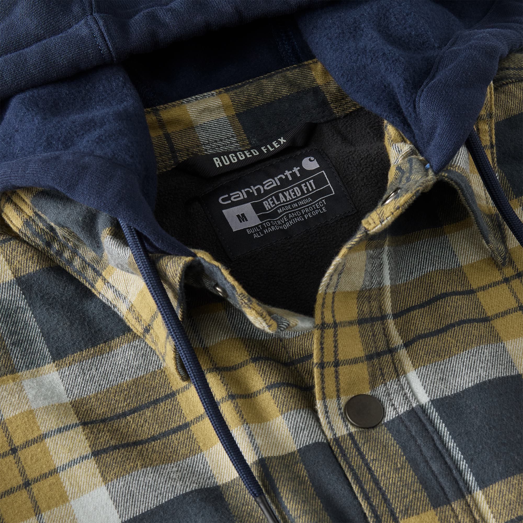 Carhartt Men's Hooded Flannel Shirt Jacket product image