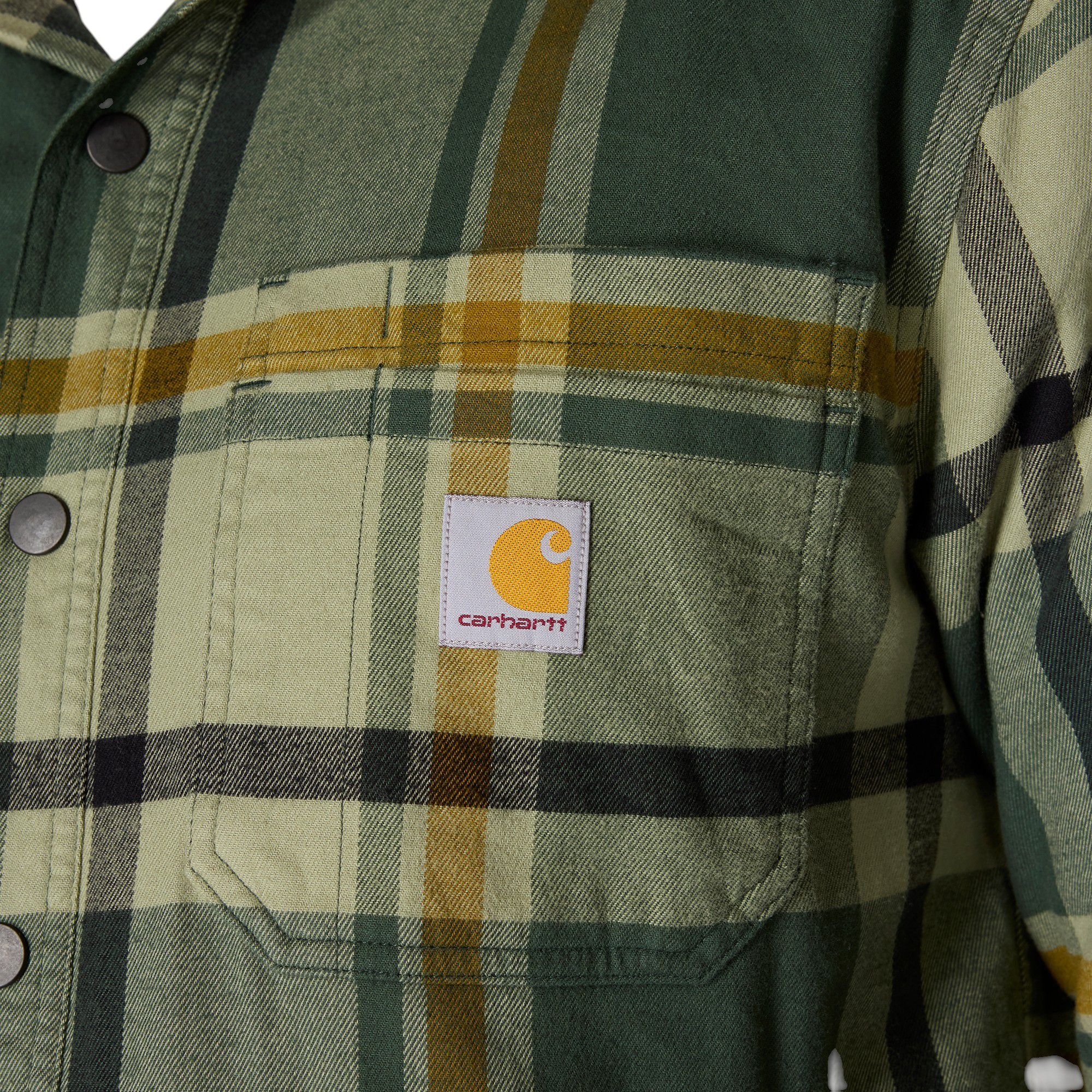 Carhartt Men's Hooded Flannel Shirt Jacket product image