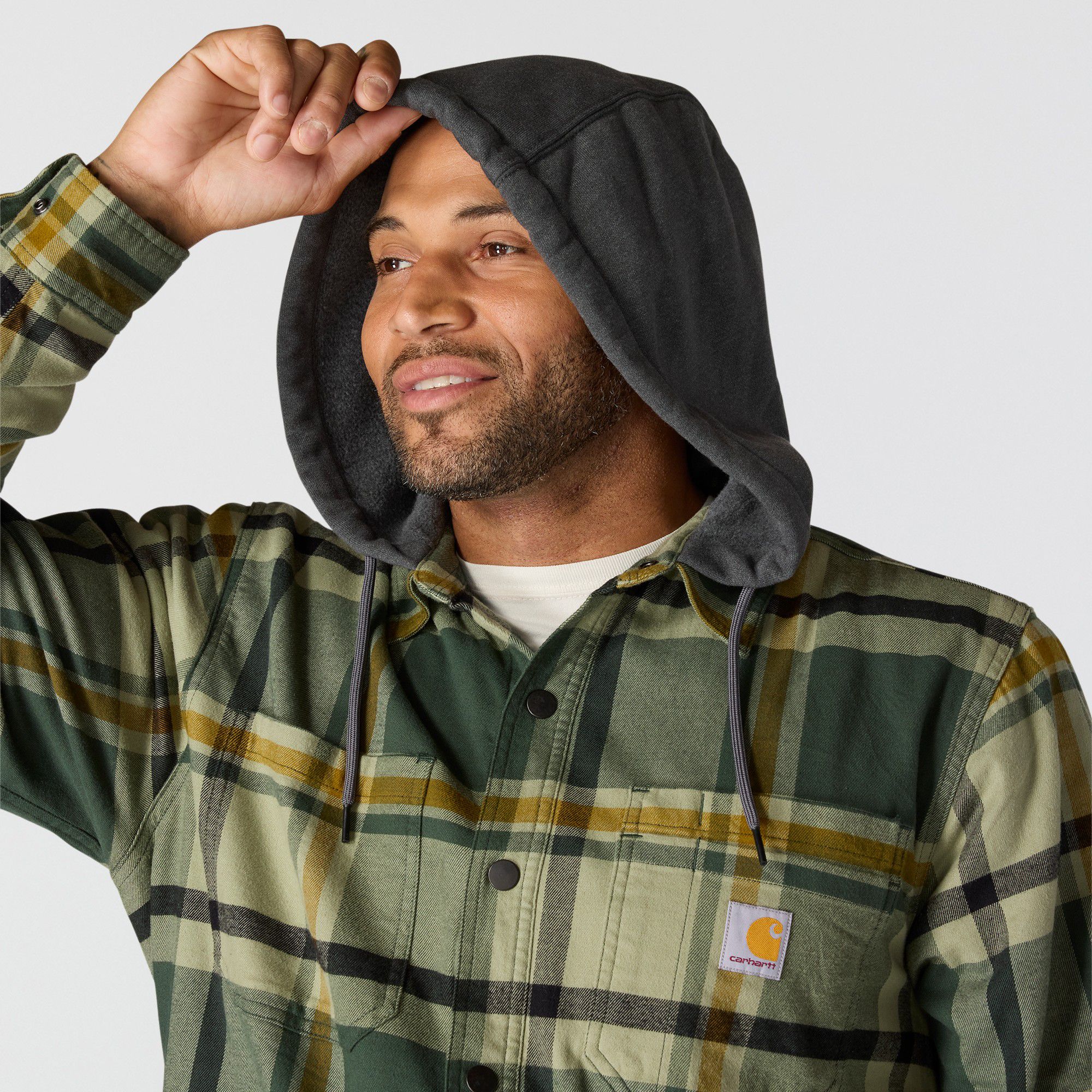 Carhartt Men's Hooded Flannel Shirt Jacket product image