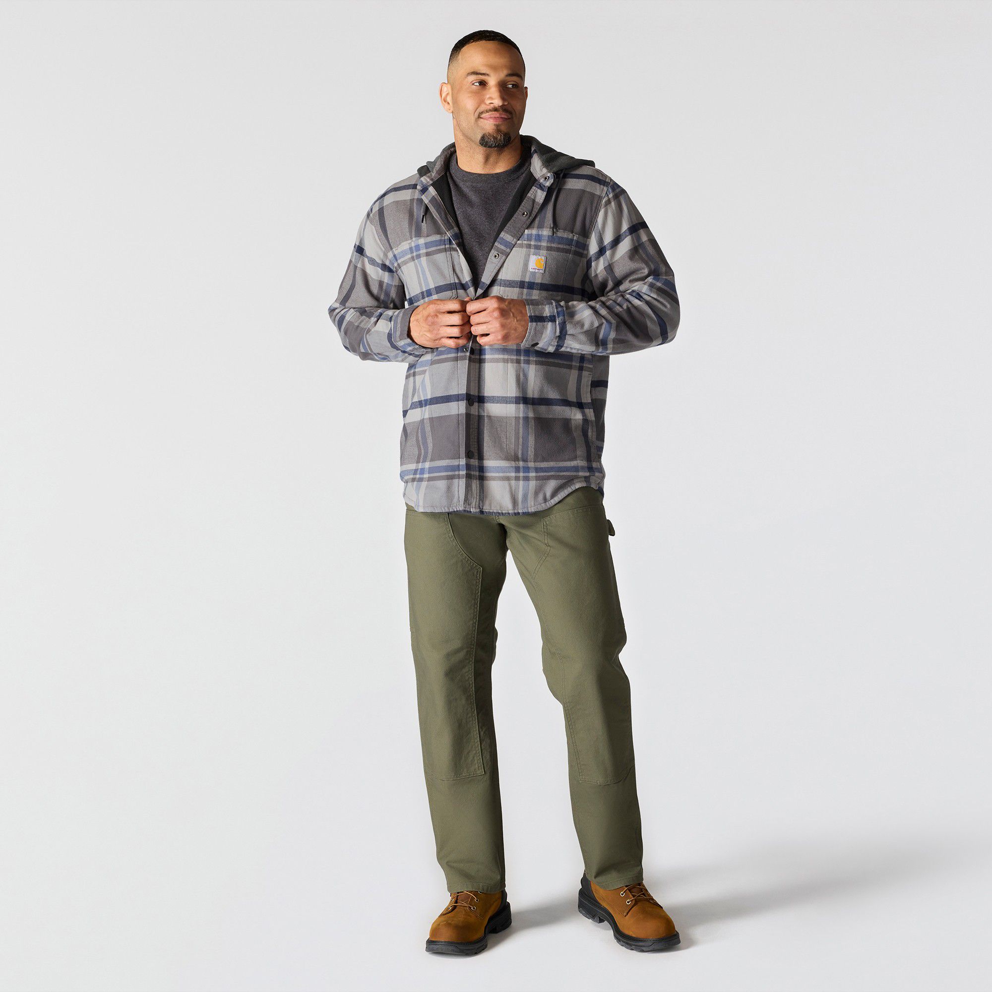 Carhartt Men's Hooded Flannel Shirt Jacket product image