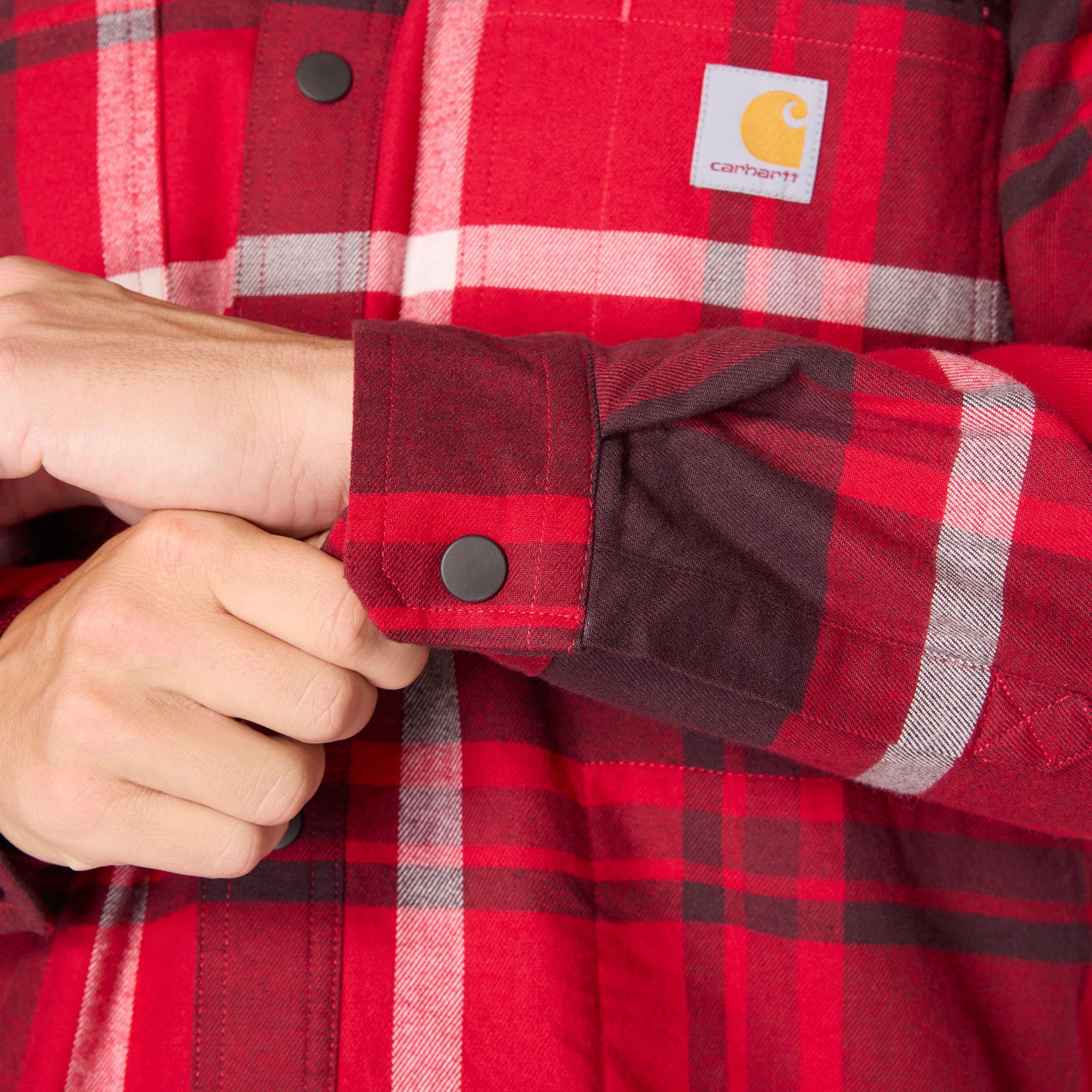 Carhartt Men's Hooded Flannel Shirt Jacket product image