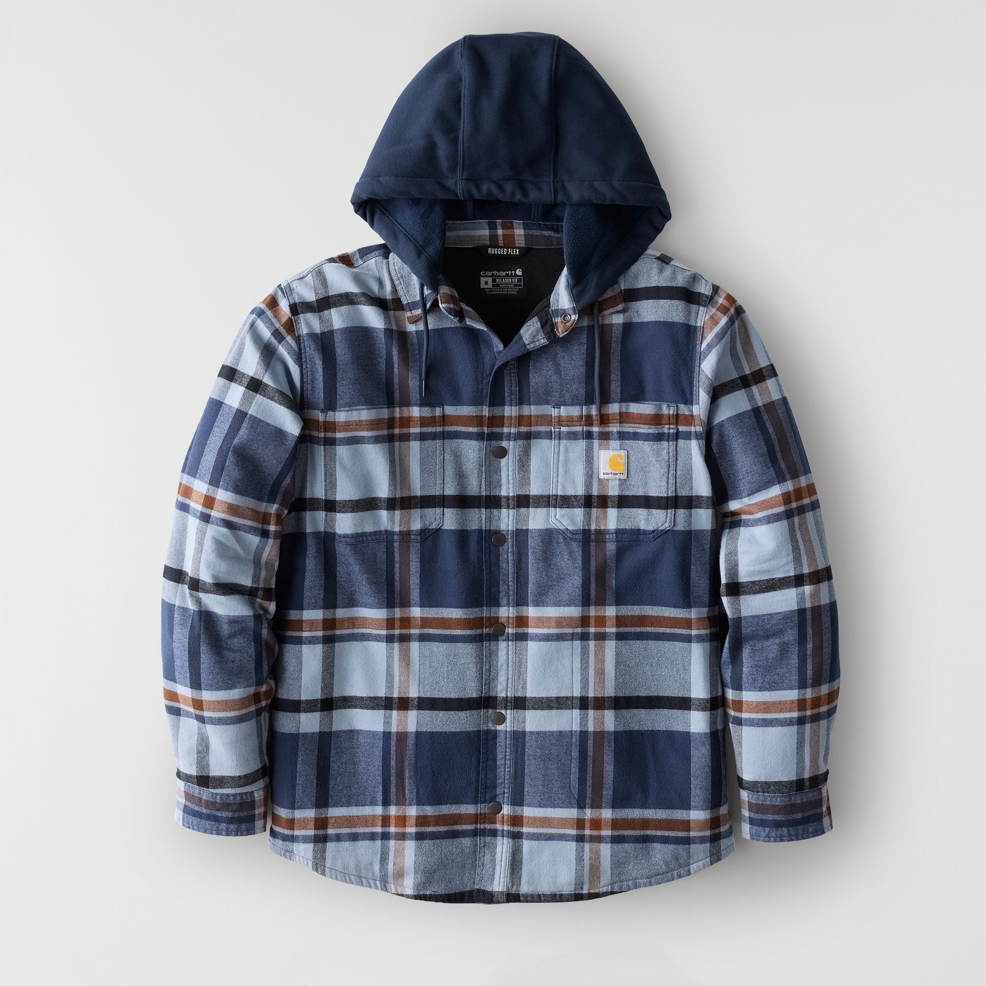 Carhartt Men's Hooded Flannel Shirt Jacket product image