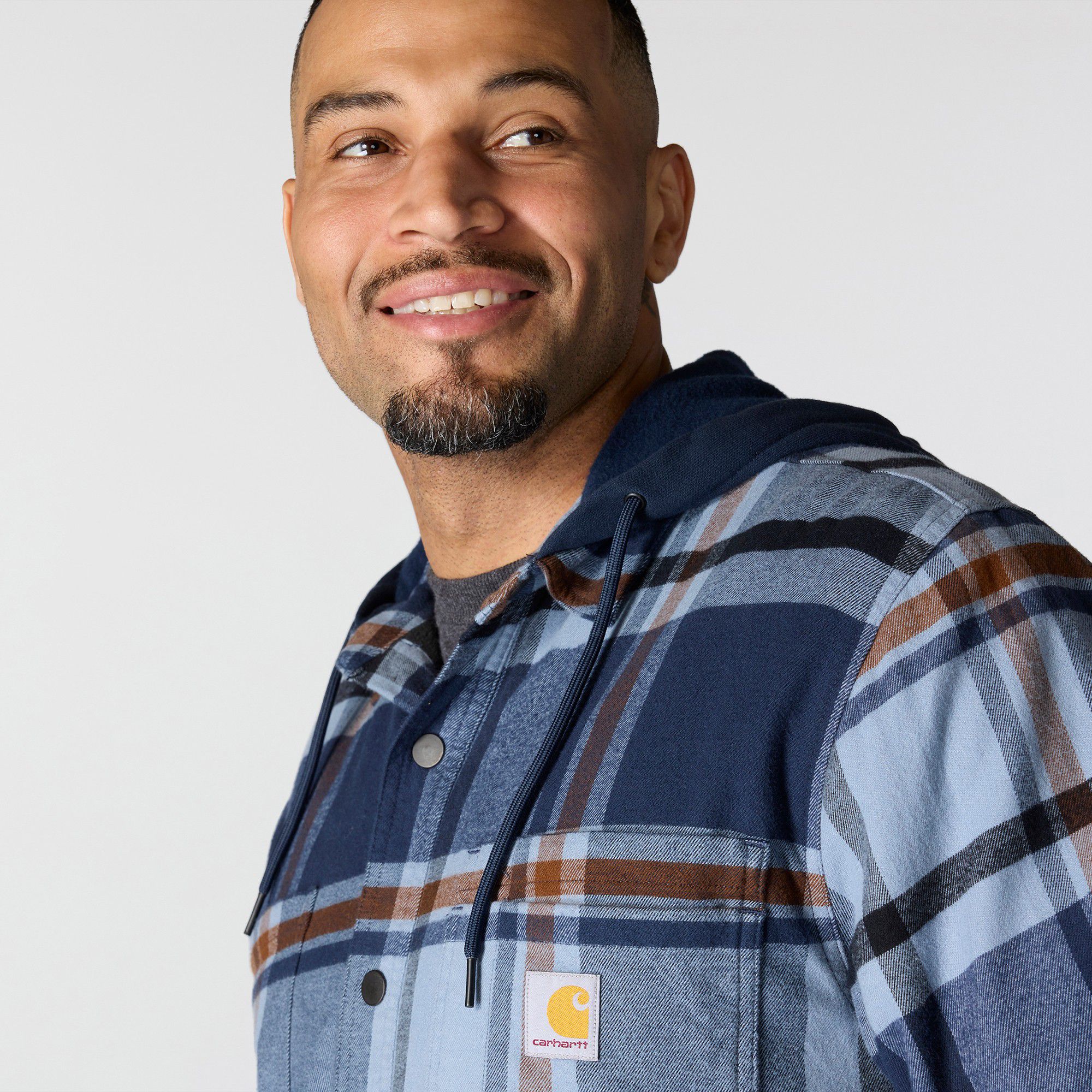 Carhartt Men's Hooded Flannel Shirt Jacket product image