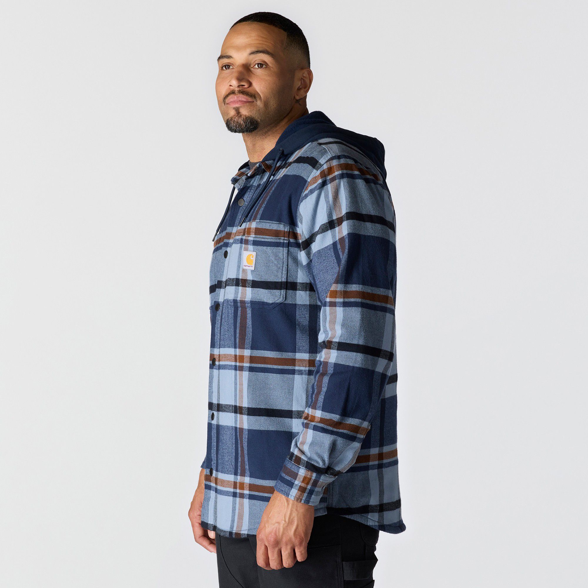Carhartt Men's Hooded Flannel Shirt Jacket product image