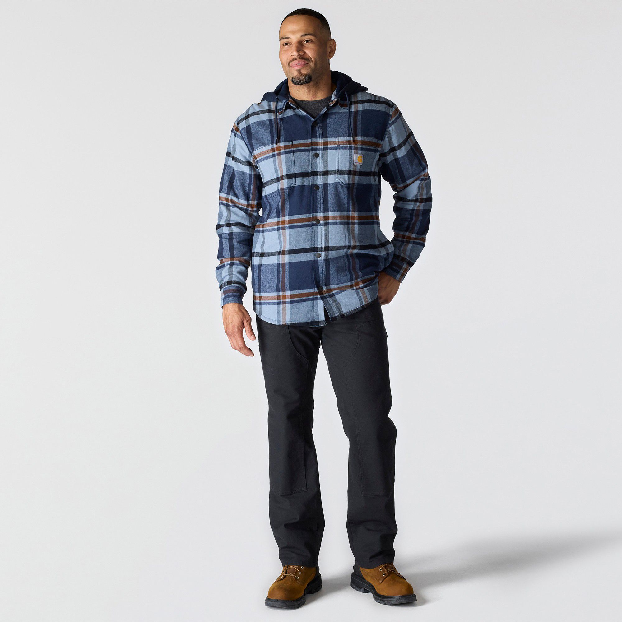 Carhartt Men's Hooded Flannel Shirt Jacket product image