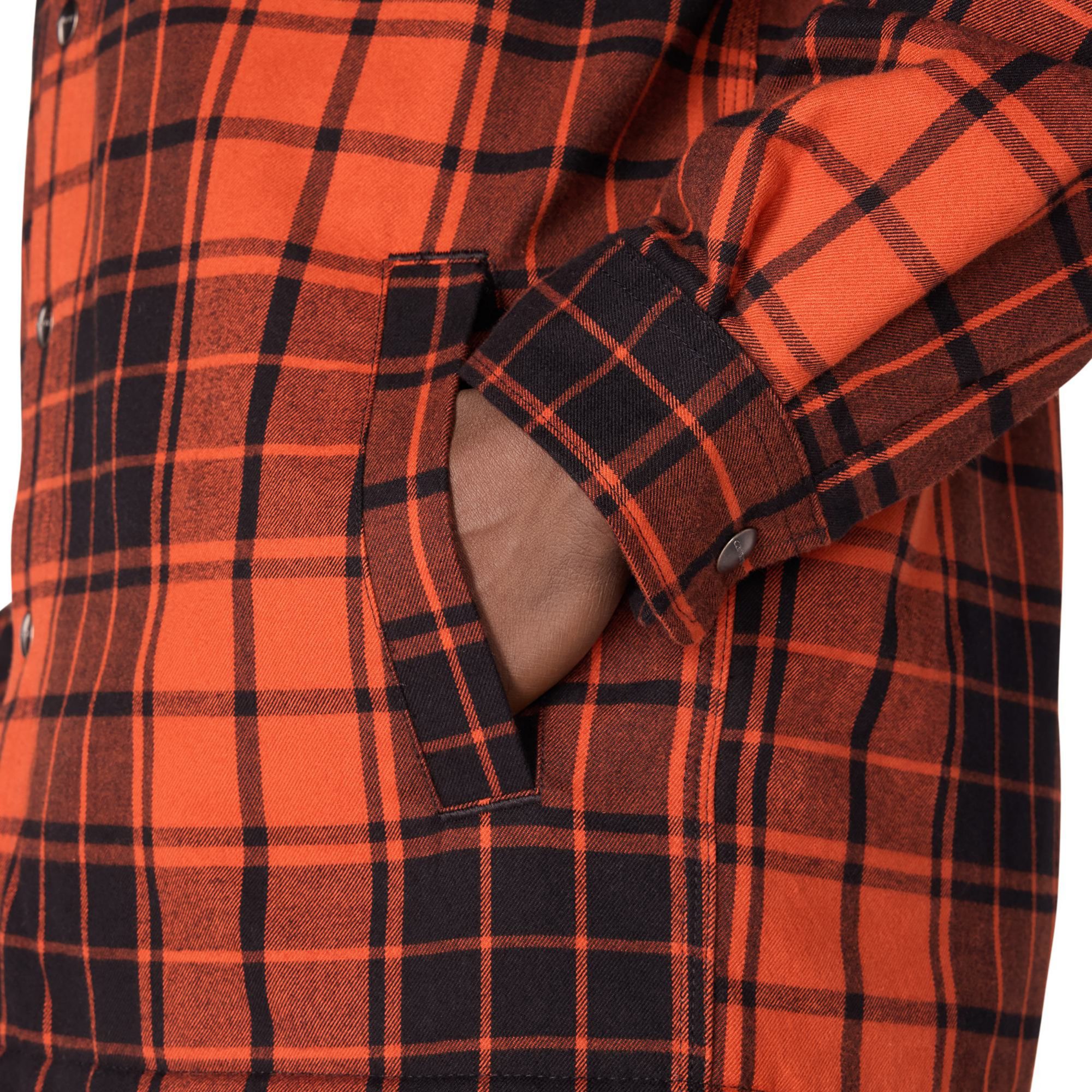 Carhartt Men's Flannel Sherpa Lined Shirt Jacket product image
