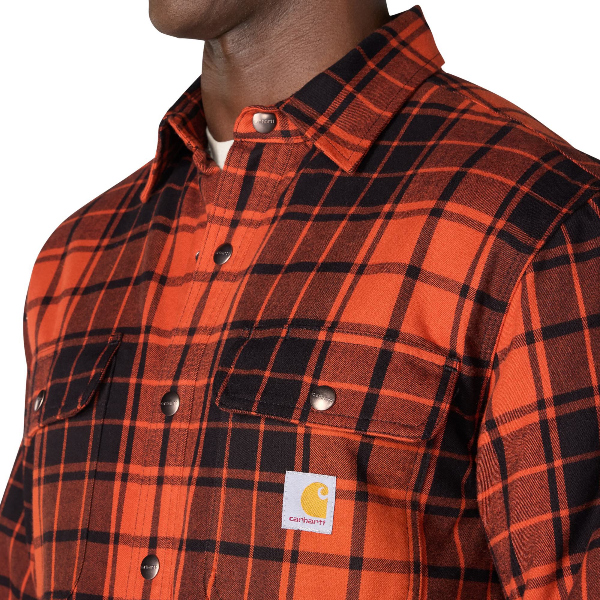 Carhartt Men's Flannel Sherpa Lined Shirt Jacket product image