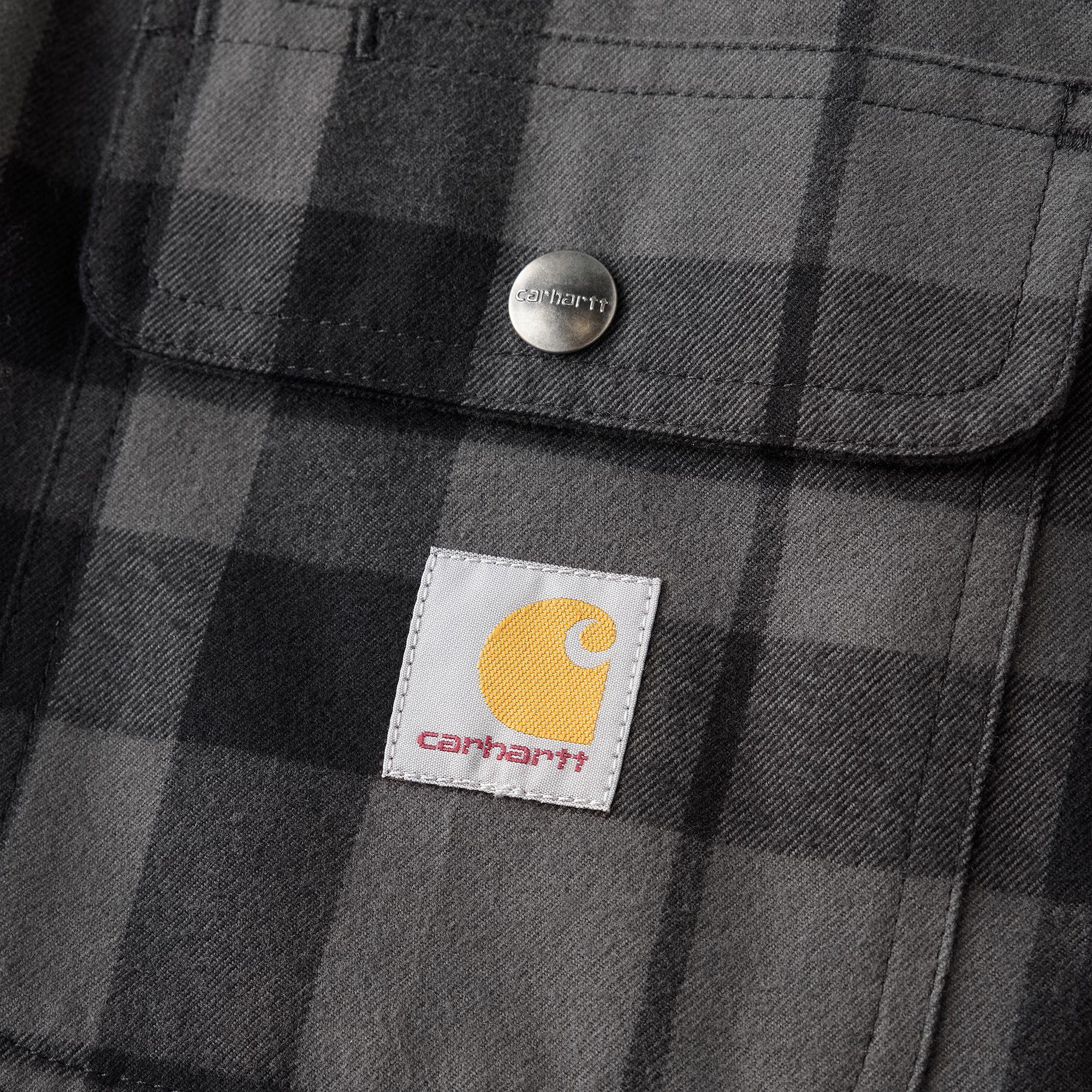 Carhartt Men's Flannel Sherpa Lined Shirt Jacket product image