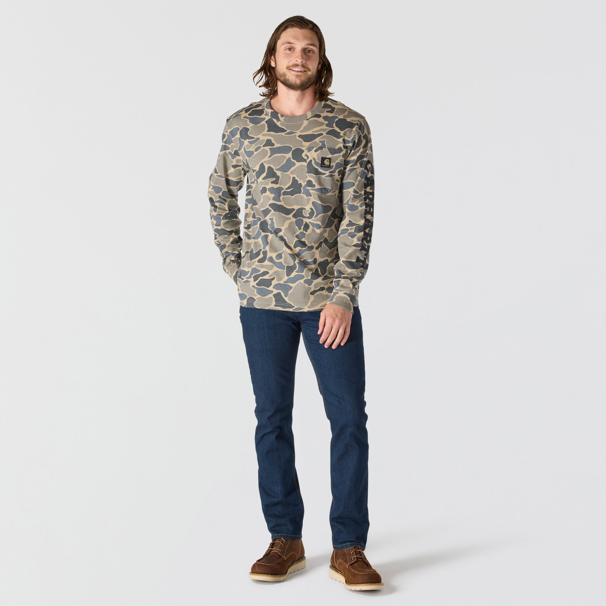 Carhartt Men's Camo Long Sleeve T-Shirt product image