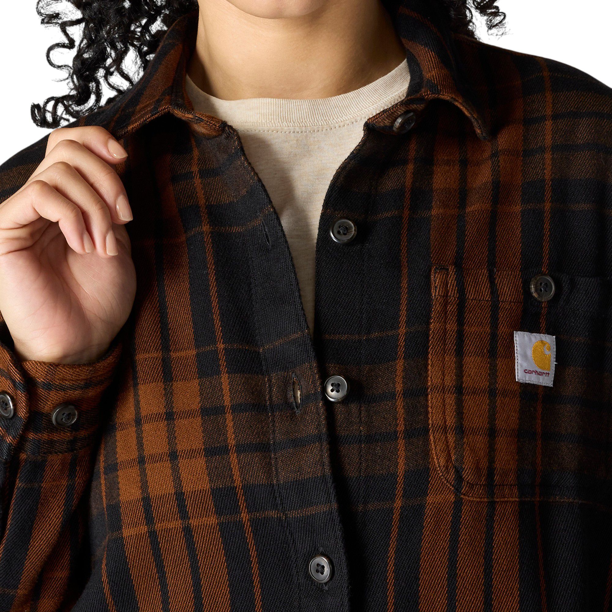 Carhartt Women's Tencel Twill Plaid Shirt product image