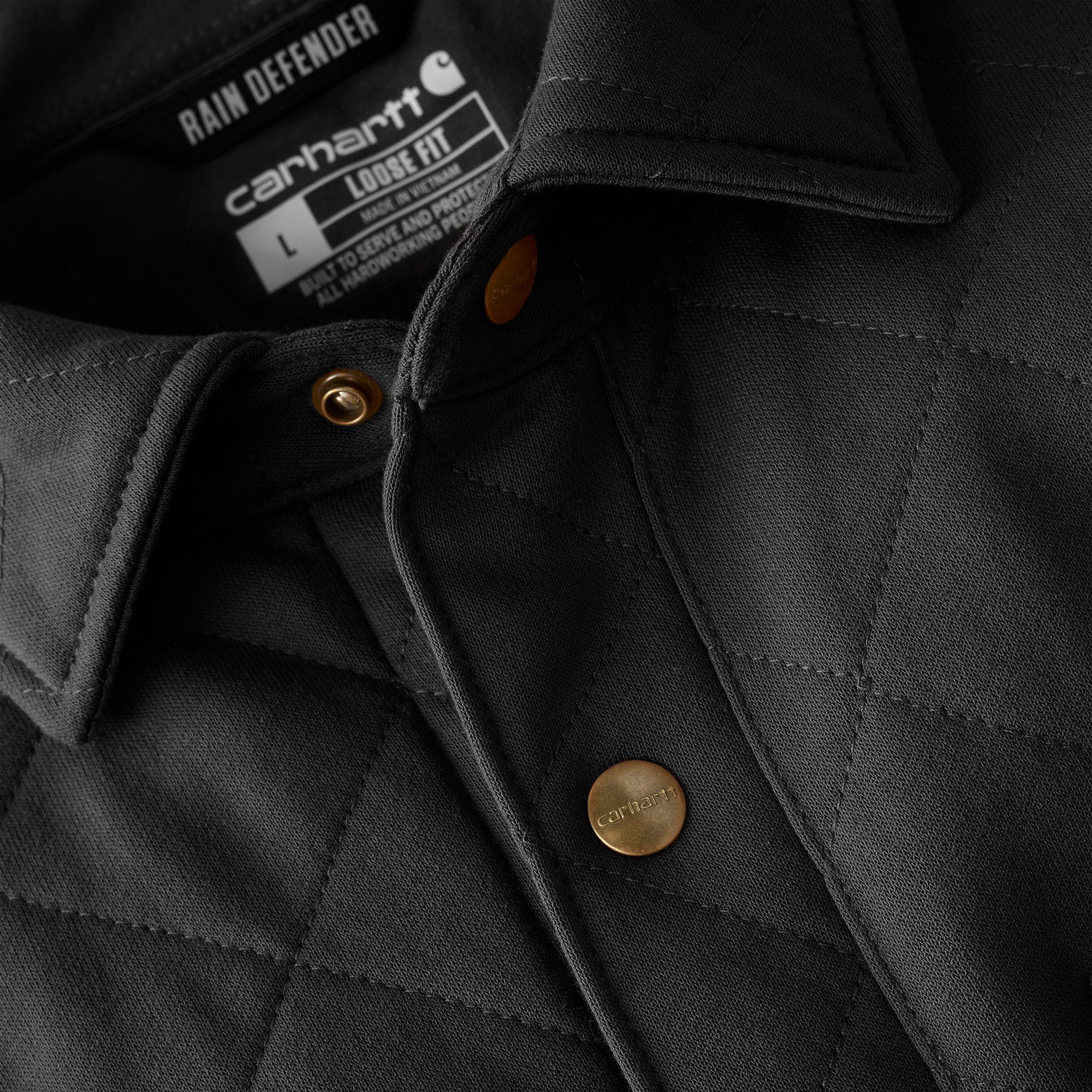 Carhartt Men's Rain Defender Quilt Snap Front Jacket product image