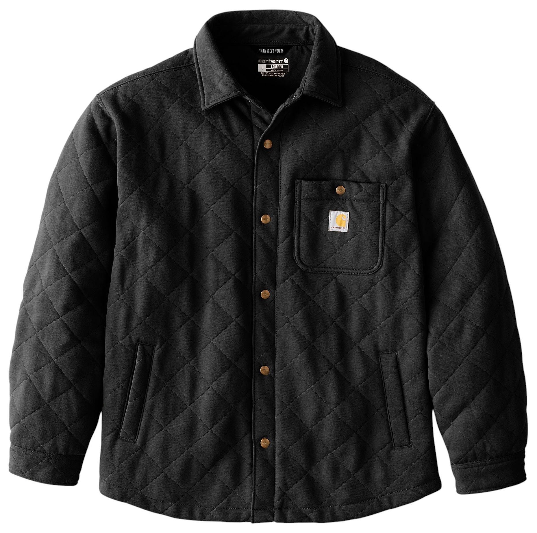Carhartt Men's Rain Defender Quilt Snap Front Jacket product image