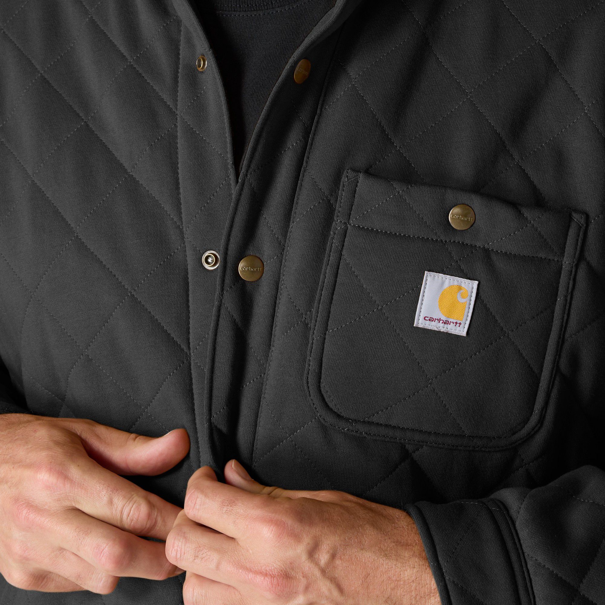 Carhartt Men's Rain Defender Quilt Snap Front Jacket product image