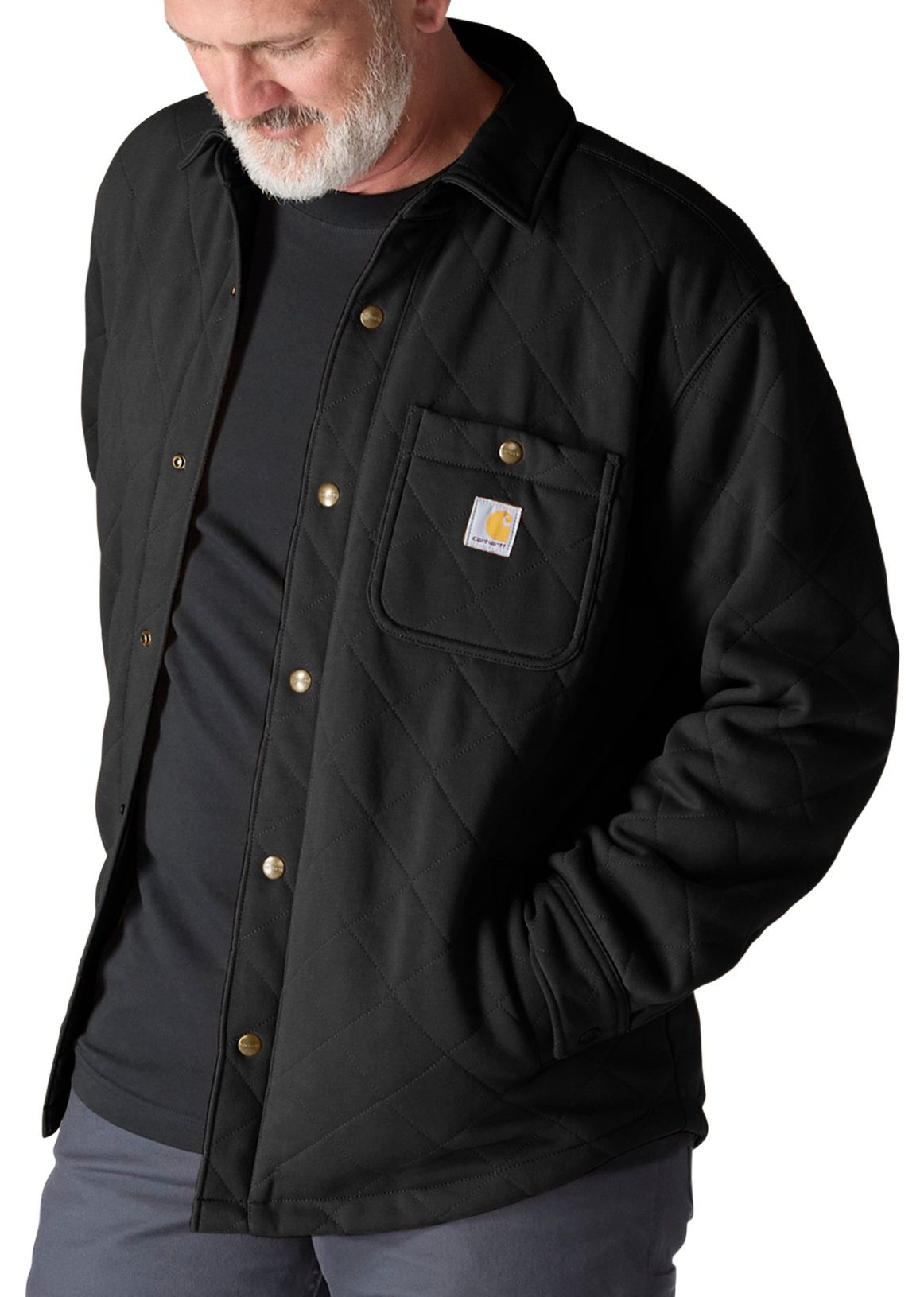 Carhartt Men's Rain Defender Quilt Snap Front Jacket product image