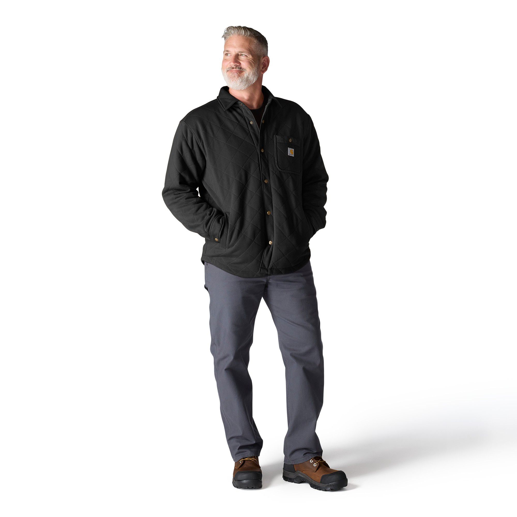 Carhartt Men's Rain Defender Quilt Snap Front Jacket product image