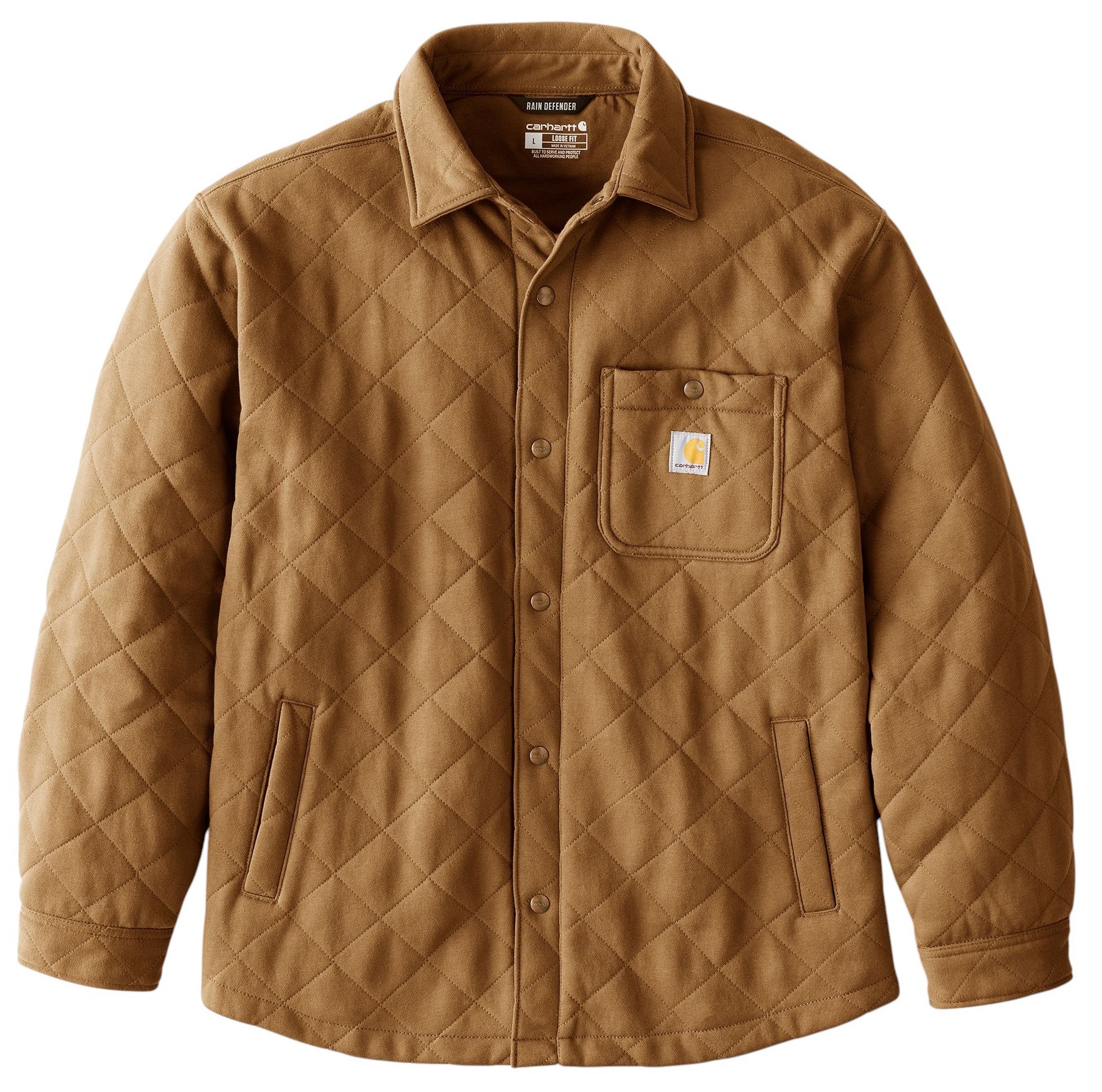 Carhartt Men's Rain Defender Quilt Snap Front Jacket product image