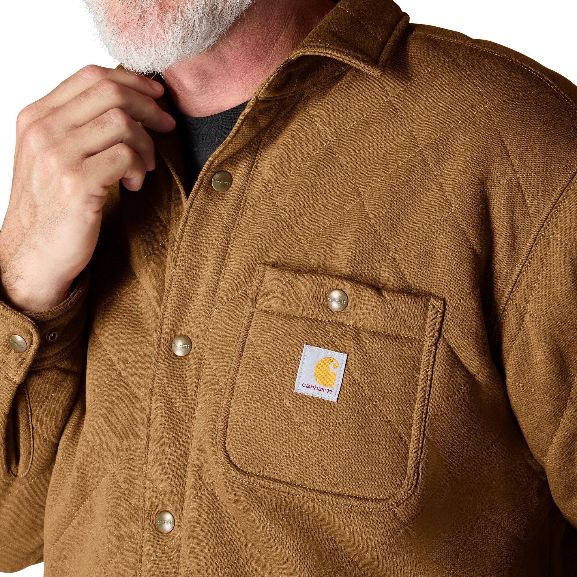Carhartt Men's Rain Defender Quilt Snap Front Jacket product image
