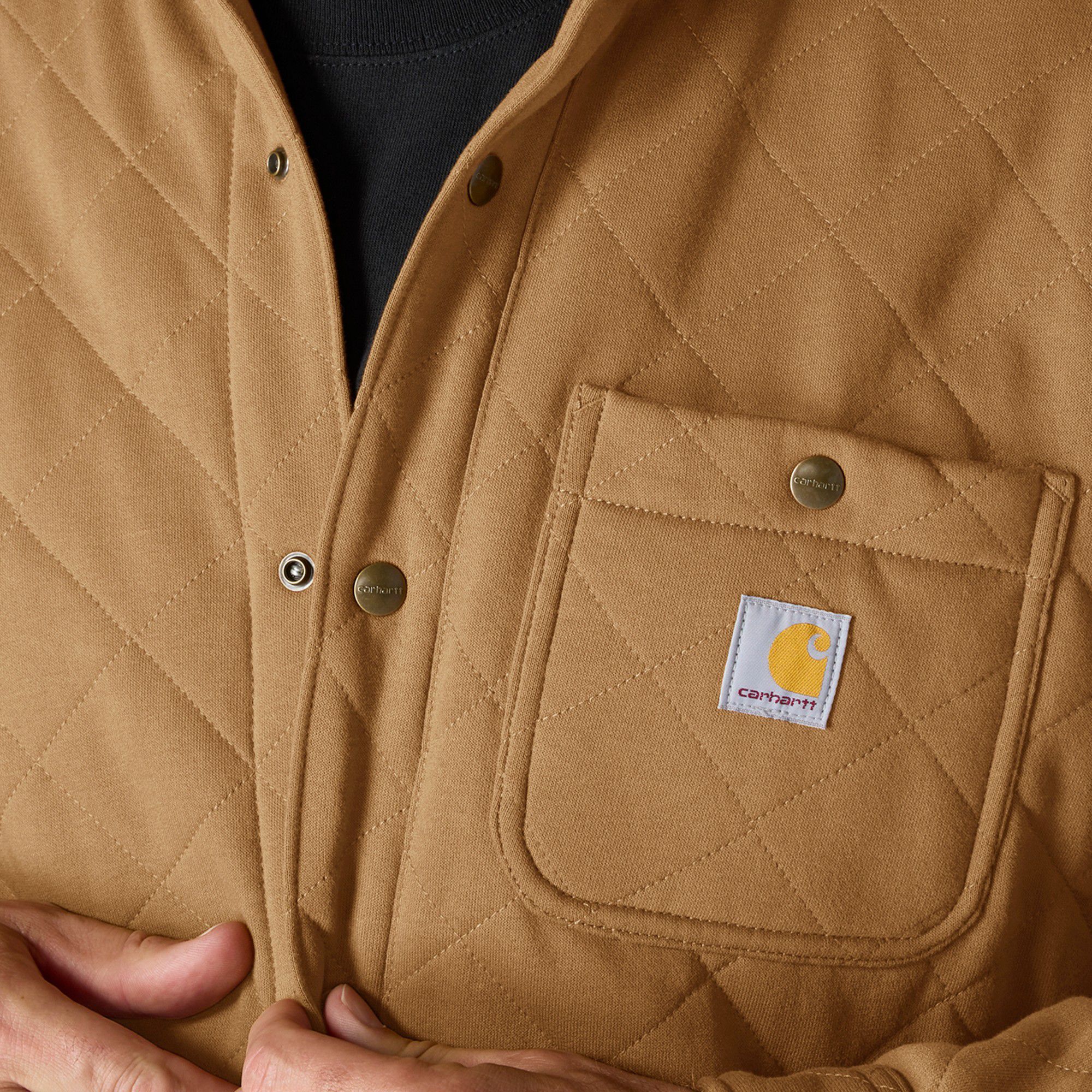 Carhartt Men's Rain Defender Quilt Snap Front Jacket product image