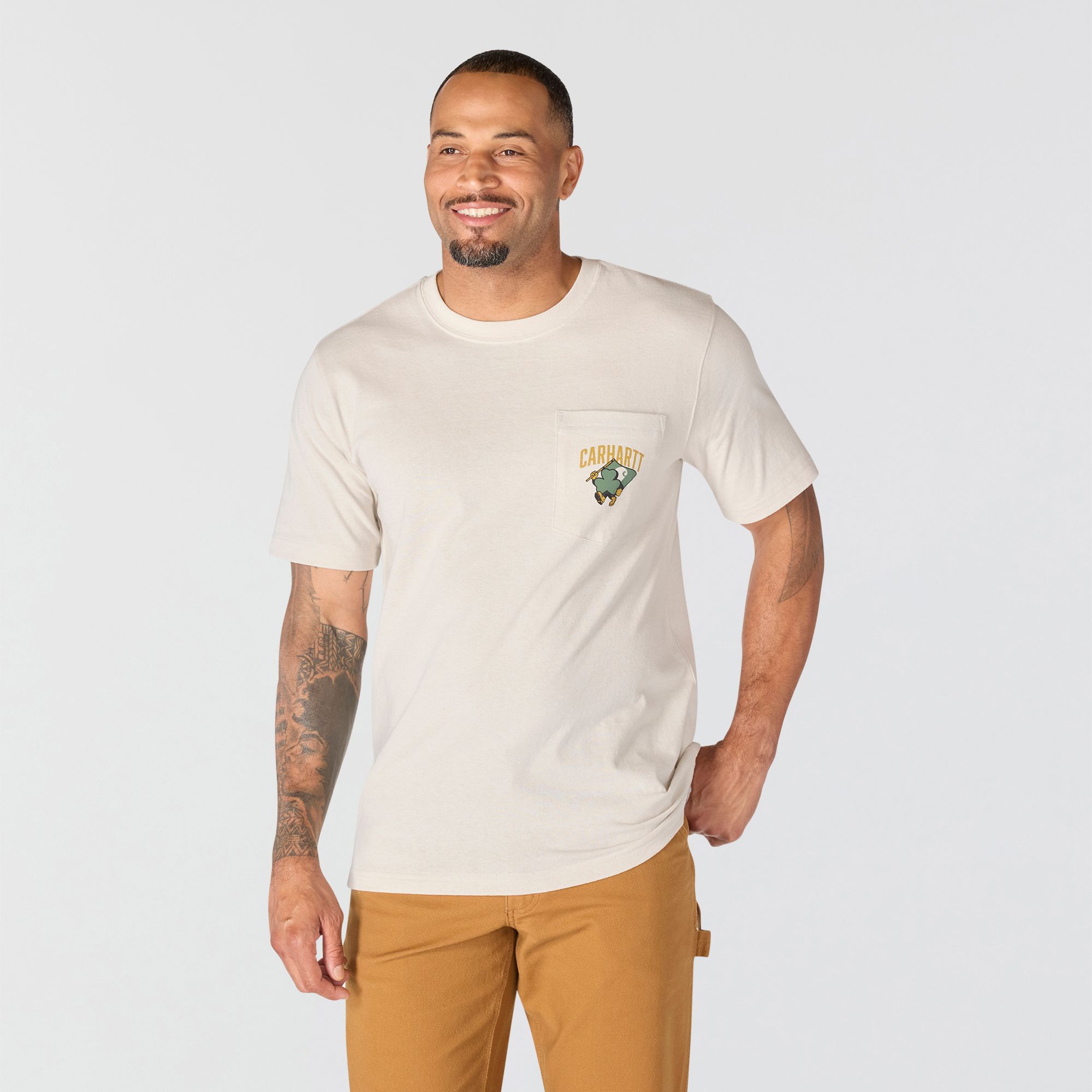 Carhartt Men's St. Patrick's Shamrock Short Sleeve Graphic T-Shirt product image