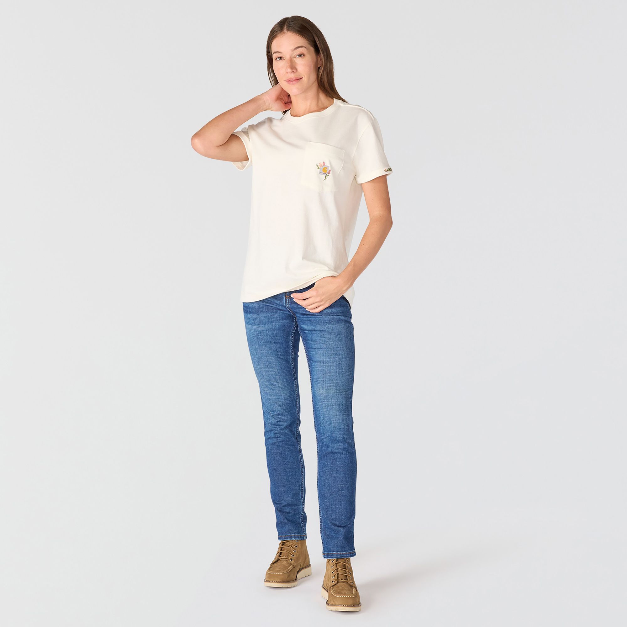 Carhartt Women's Floral Embroidery T-Shirt product image