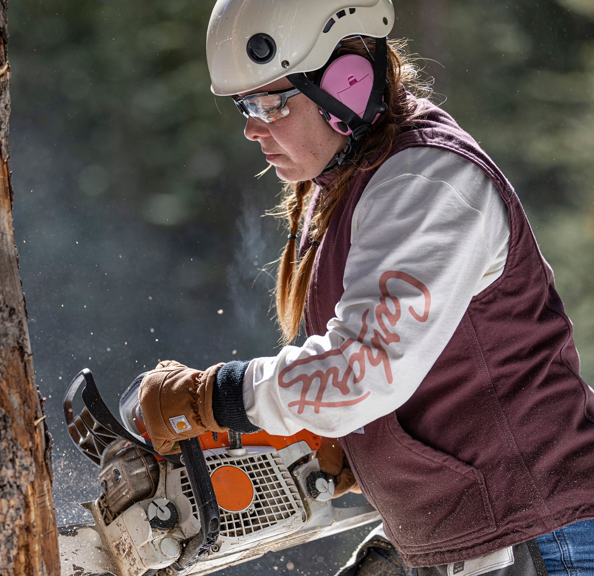 Carhartt Women's Irvine Logo Long Sleeve T-Shirt product image